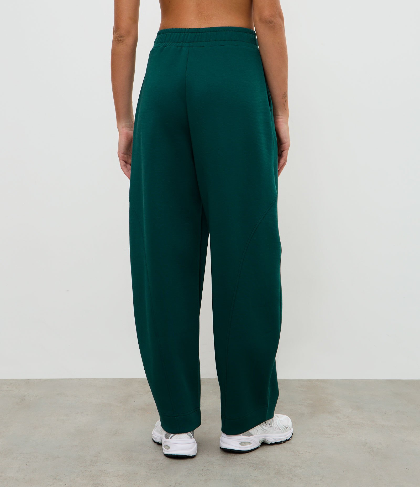 Calça Balloon Esportiva em Microfibra Verde 5