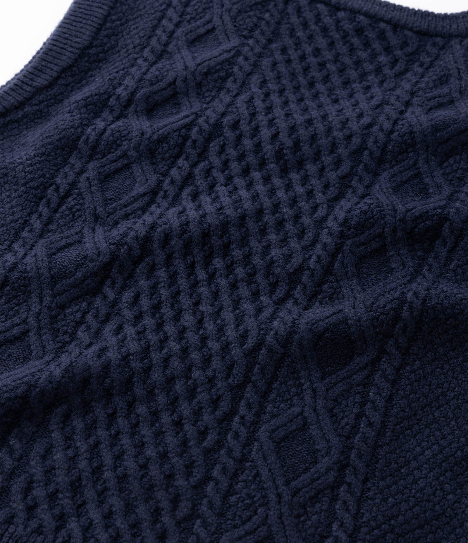 Colete Alongado em Tricô com Fendas Laterais Curve & Plus Size Azul 6