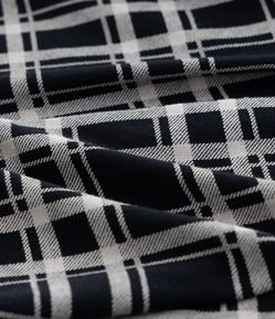 Saia Infantil em Cotton Xadrez com Pregas e Short – Tam 5 a 14 Anos