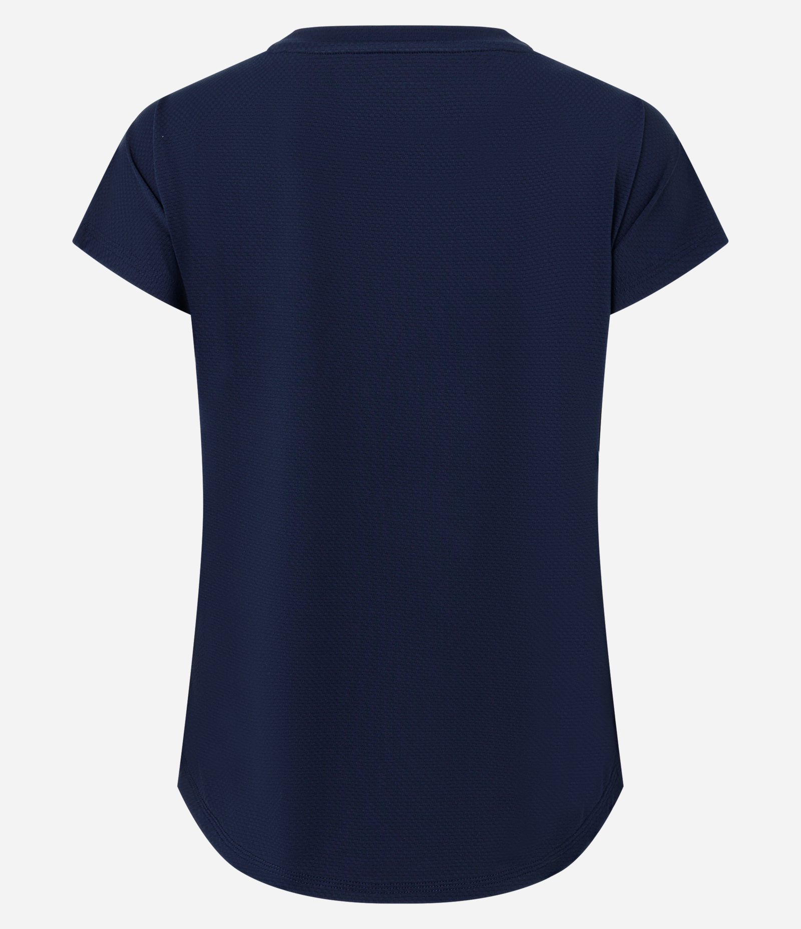 Camiseta Esportiva em Microfibra Texturizada Azul 3