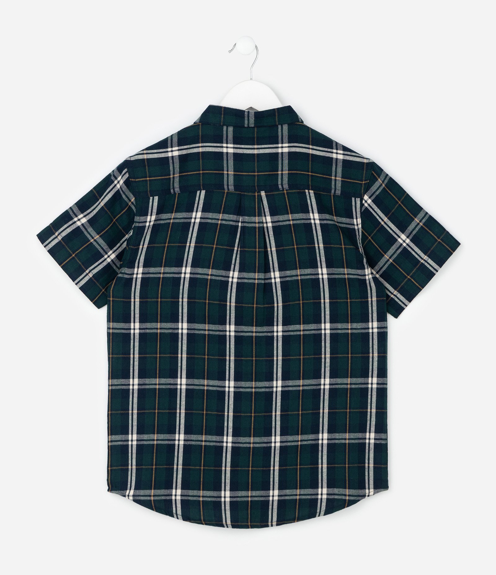 Camisa Infantil em Flanela com Estampa Xadrez – Tam 5 a 14 Anos Azul Marinho 2
