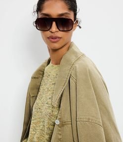 Óculos de Sol Aviador com Lentes Degradê