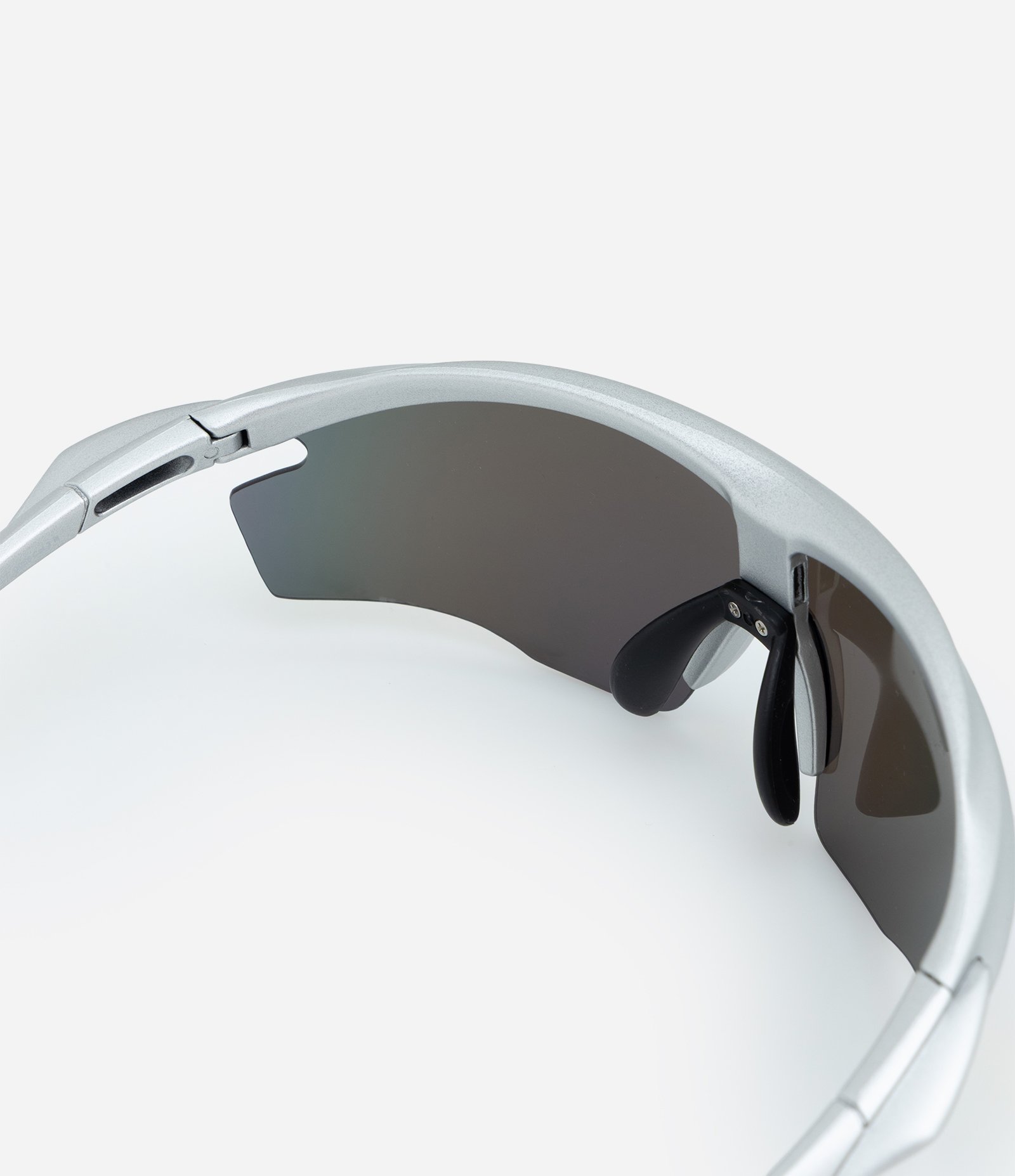 Óculos de Sol Esportivo com Lente Única Curva Cinza 3