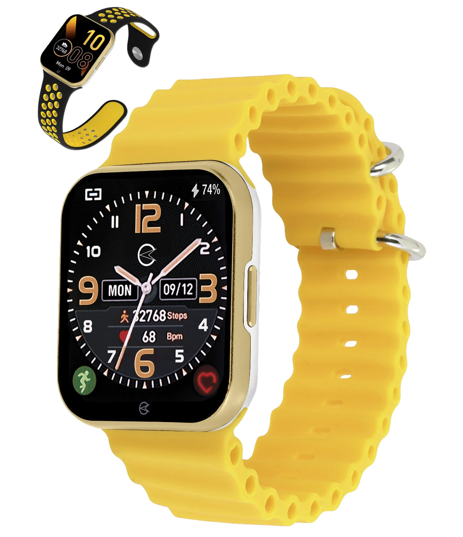 Relógio Smartwatch Silicone e Unissex Champion  Preto 1