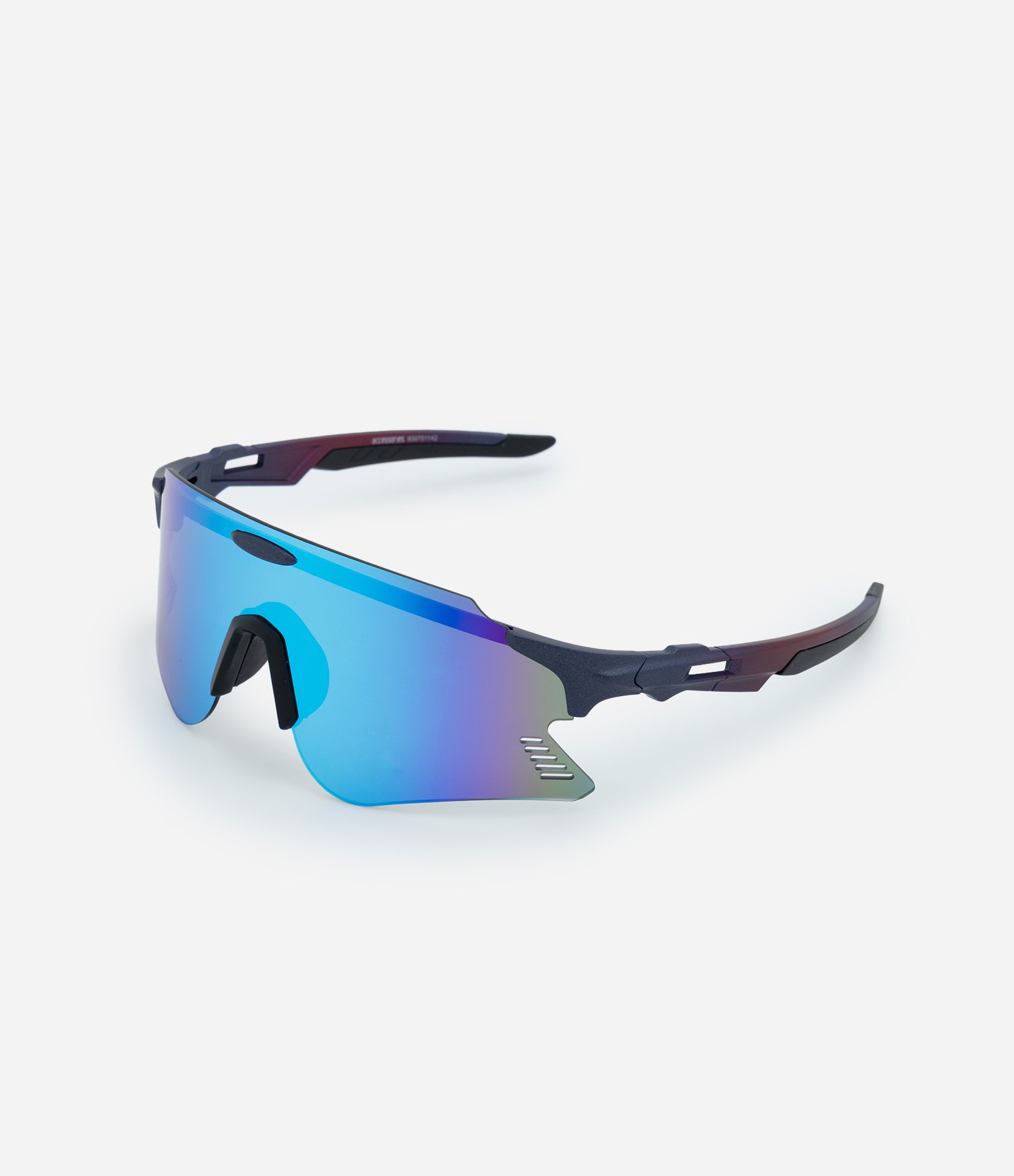 Óculos de Sol Esportivo com Lentes Amplas Azul 1