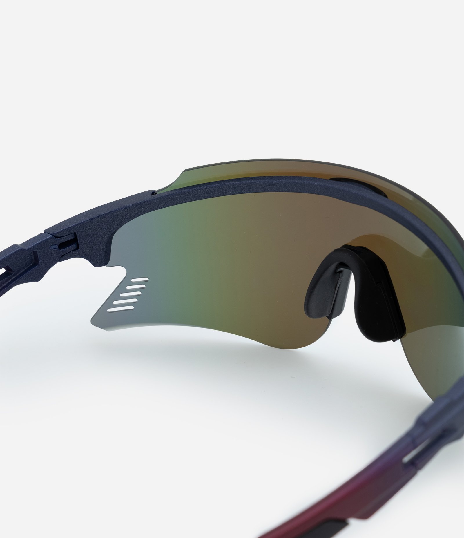 Óculos de Sol Esportivo com Lentes Amplas Azul 3