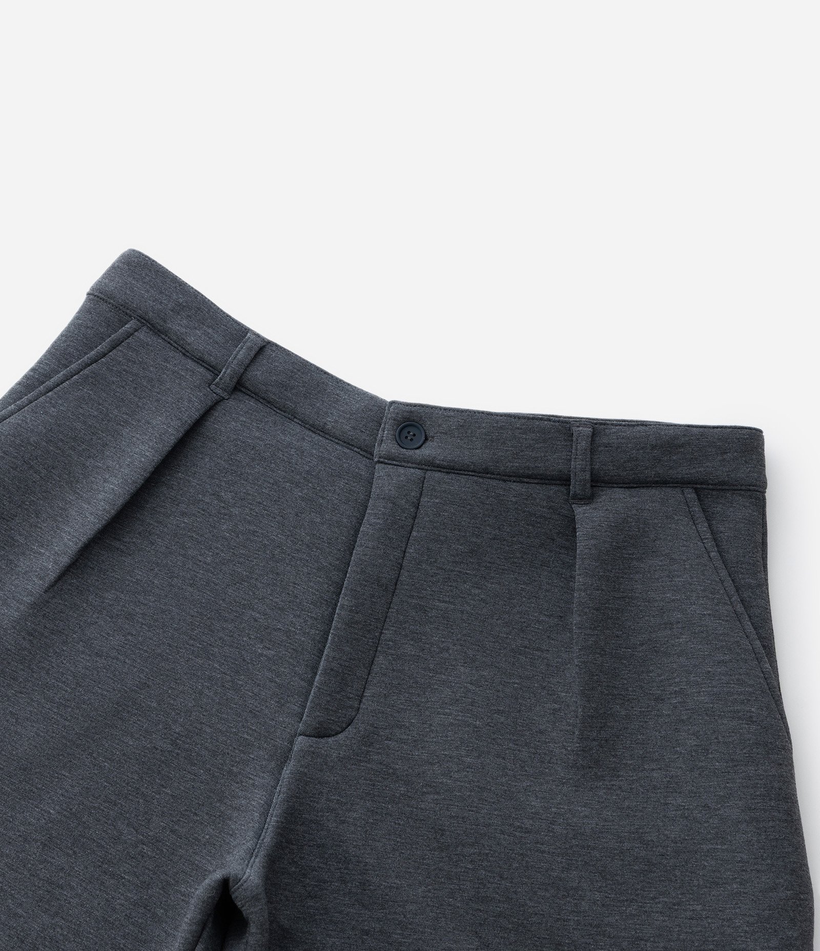 Calça Alfaiatada Ballon Em Malha Pesada Tech Cinza 5