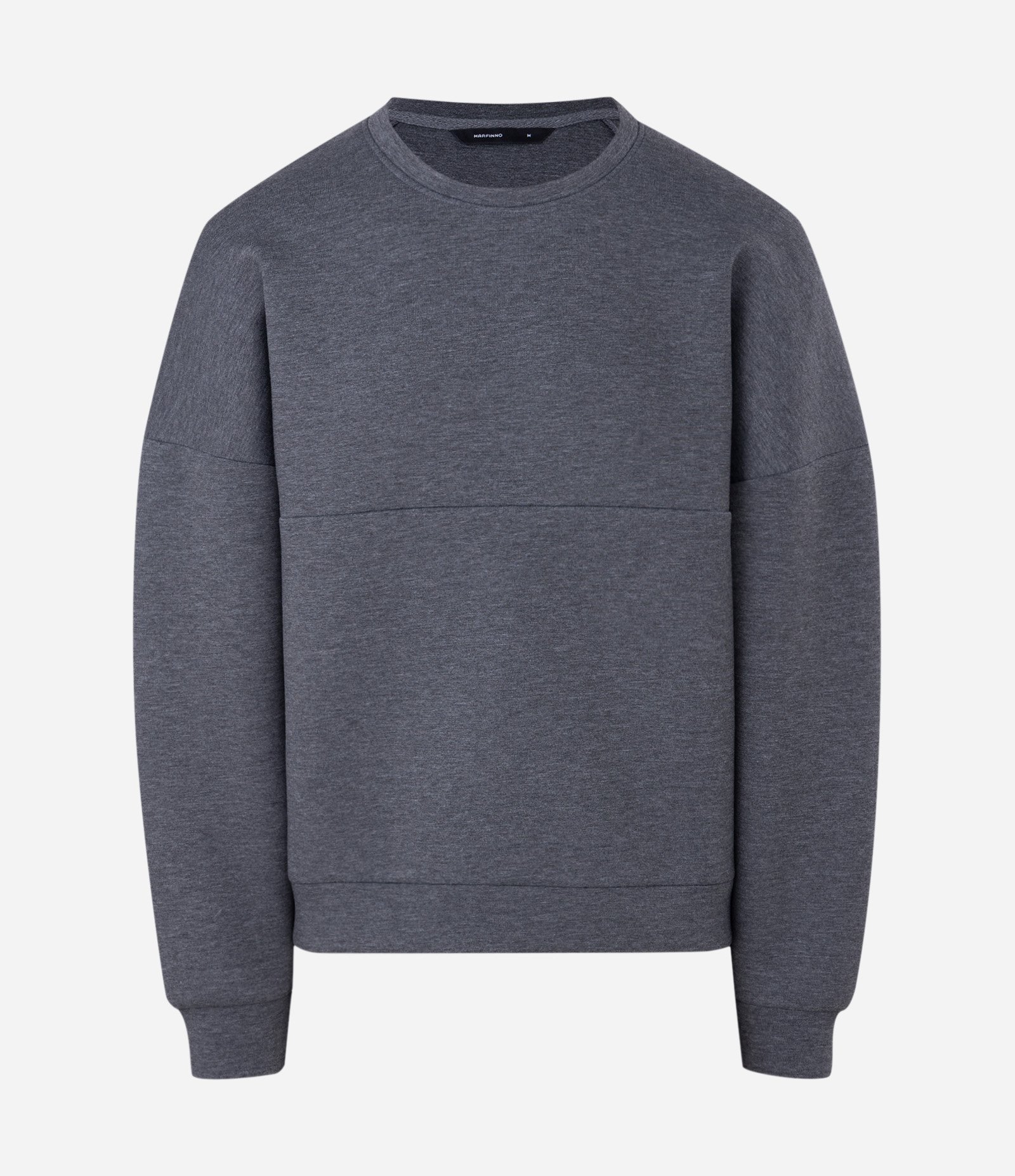 Moletom Malha Pesada Tech Oversized Cinza 1