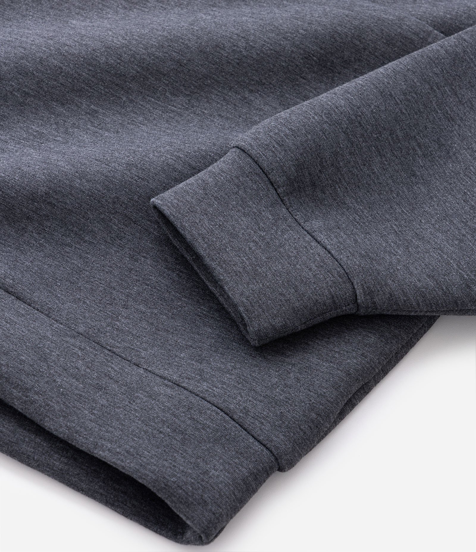 Moletom Malha Pesada Tech Oversized Cinza 4