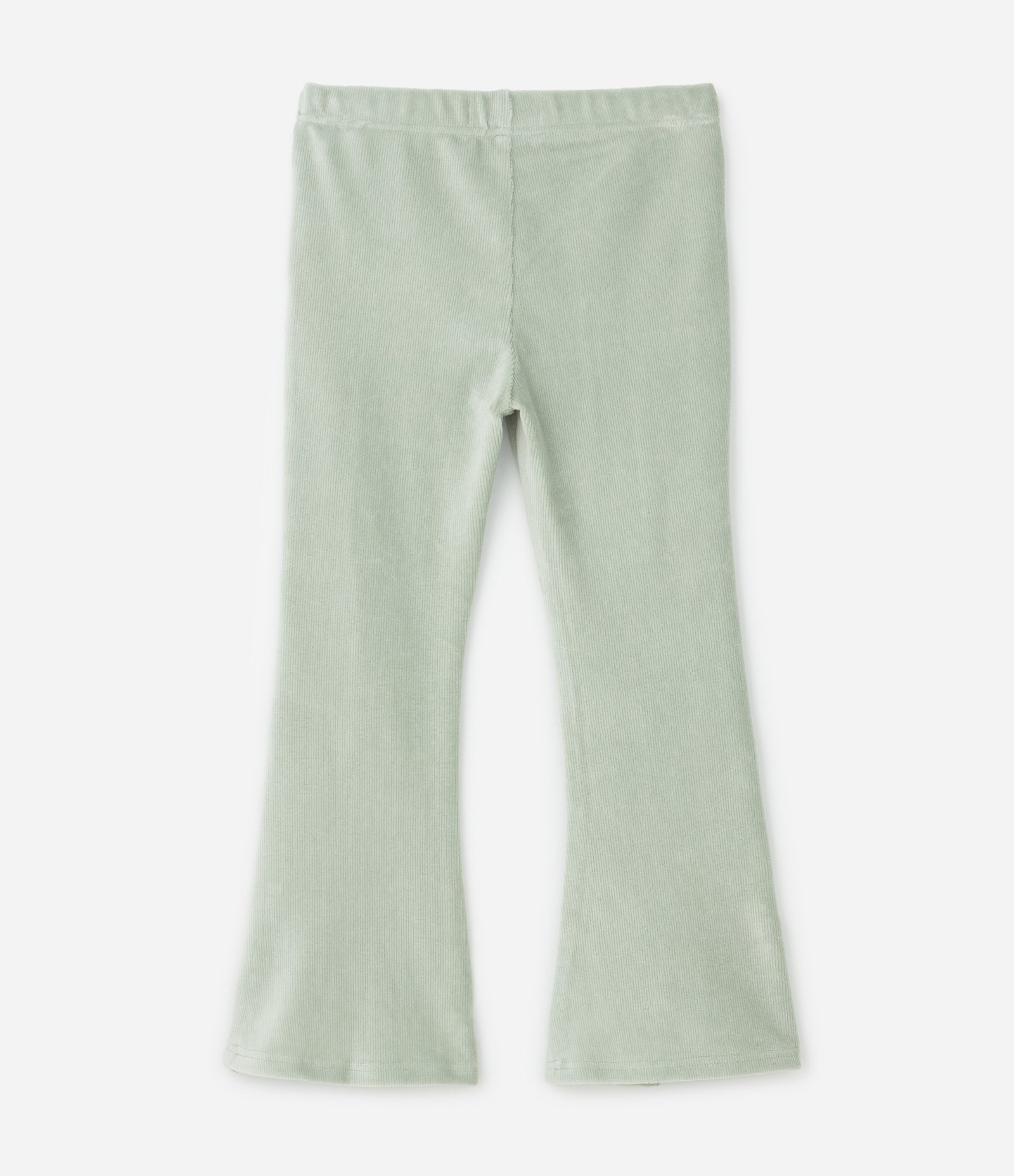 Conjunto em Veludo com Blusão de Capuz e Calça Flare - Tam 1 a 6 Anos Verde 5