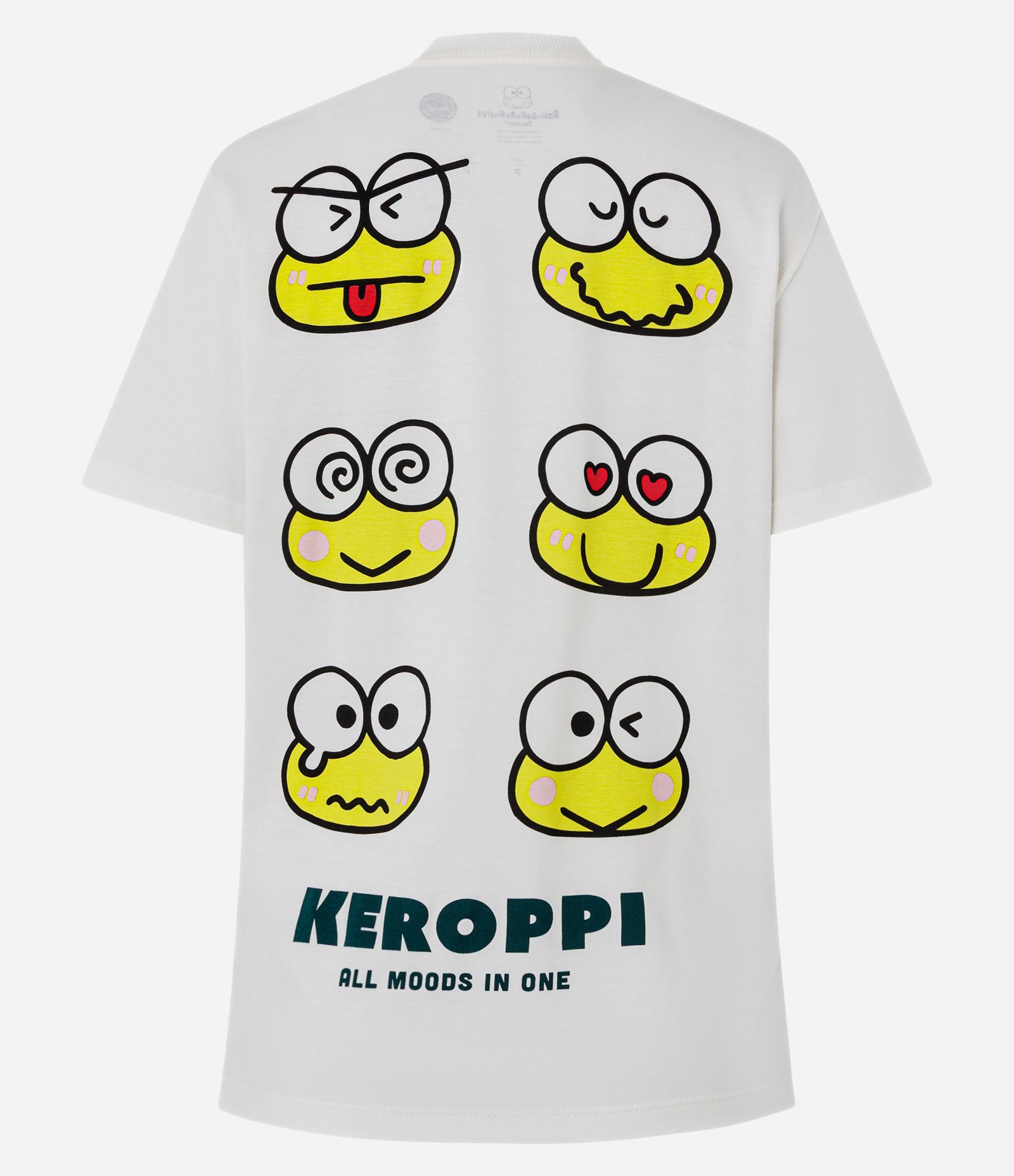 Camiseta em Algodão com Estampa Personagem Keroppi de Hello Kitty Branco 2