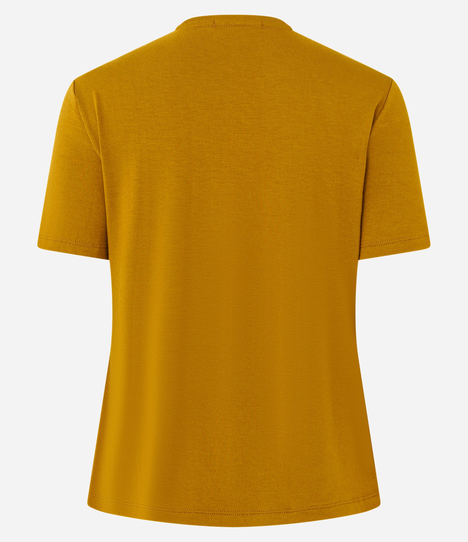 Blusa T-Shirt Básica em Viscose Amarelo 5