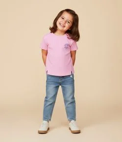 Blusa Infantil com Estampa Floral – Tam 1 a 5/6 Anos