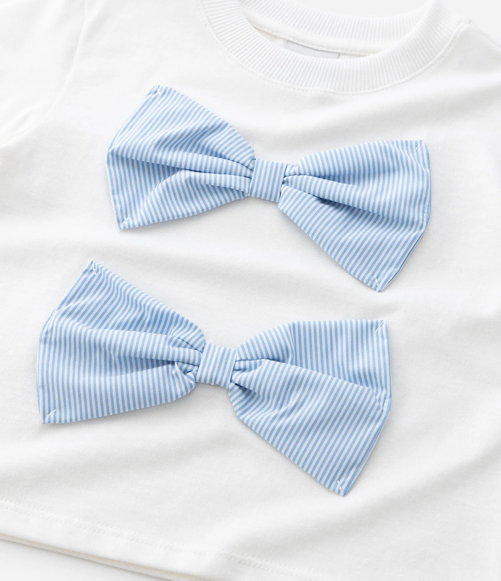 Blusa Infantil com Laços Aplicados – Tam 1 a 6 Anos Branco 5