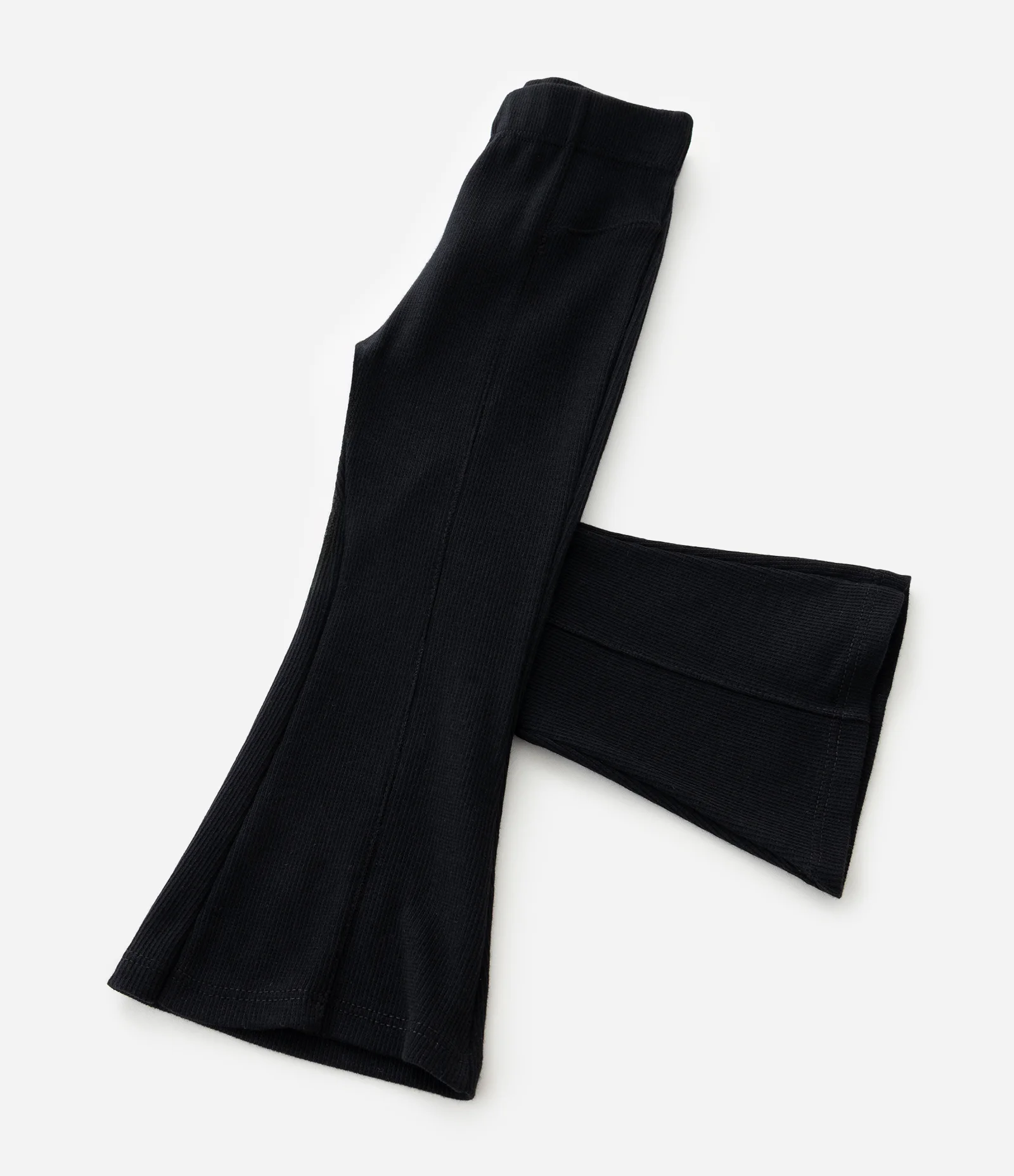 Calça Infantil Flare em Ribana com Recortes – Tam 1 a 5/6 Preto 5