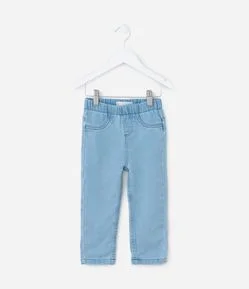 Calça Infantil em Jeans com Bolsos – Tam 1 a 5/6 Anos
