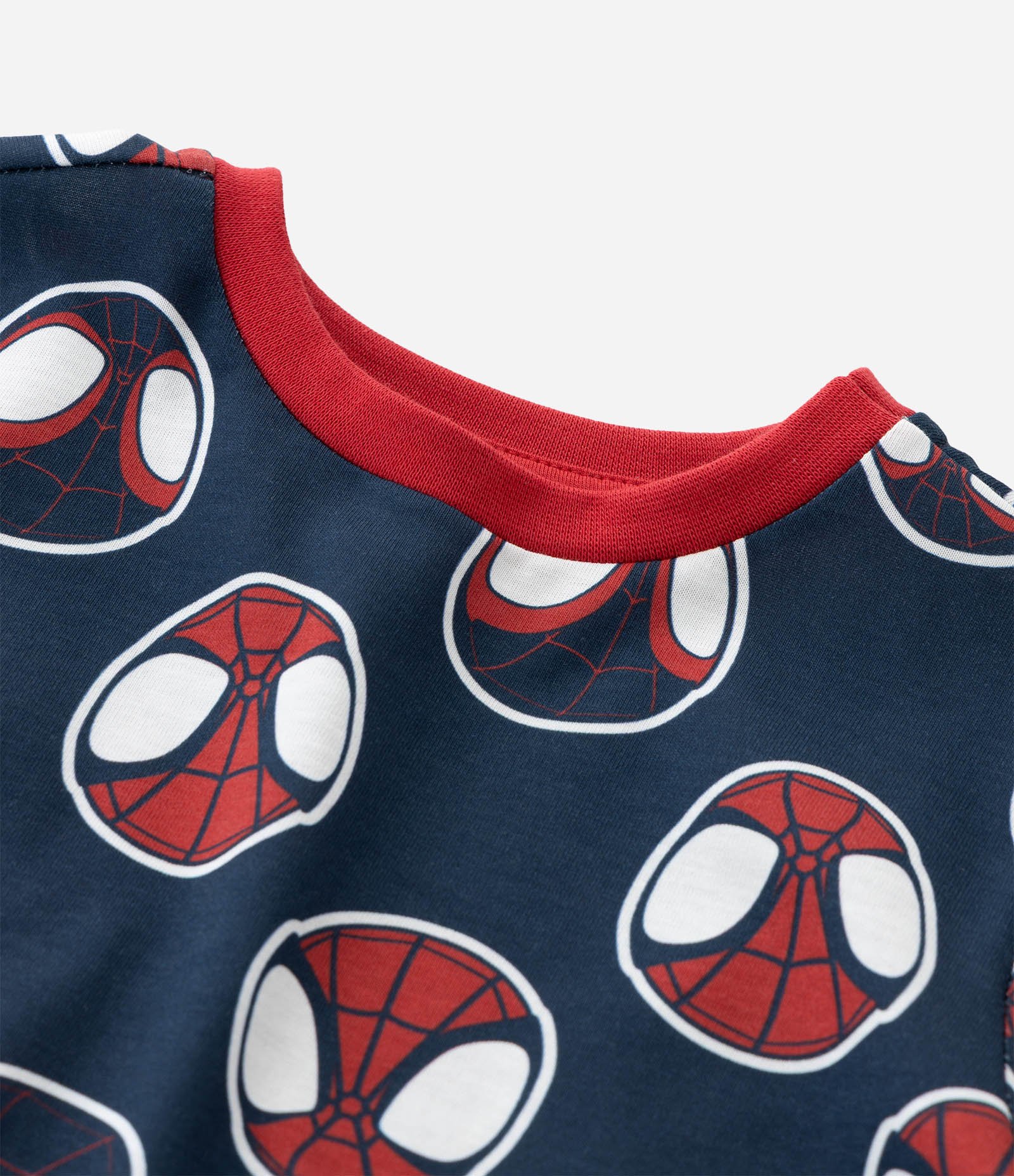 Pijama Infantil com Estampa Spidey - Tam 2  A 8 Anos Azul 6