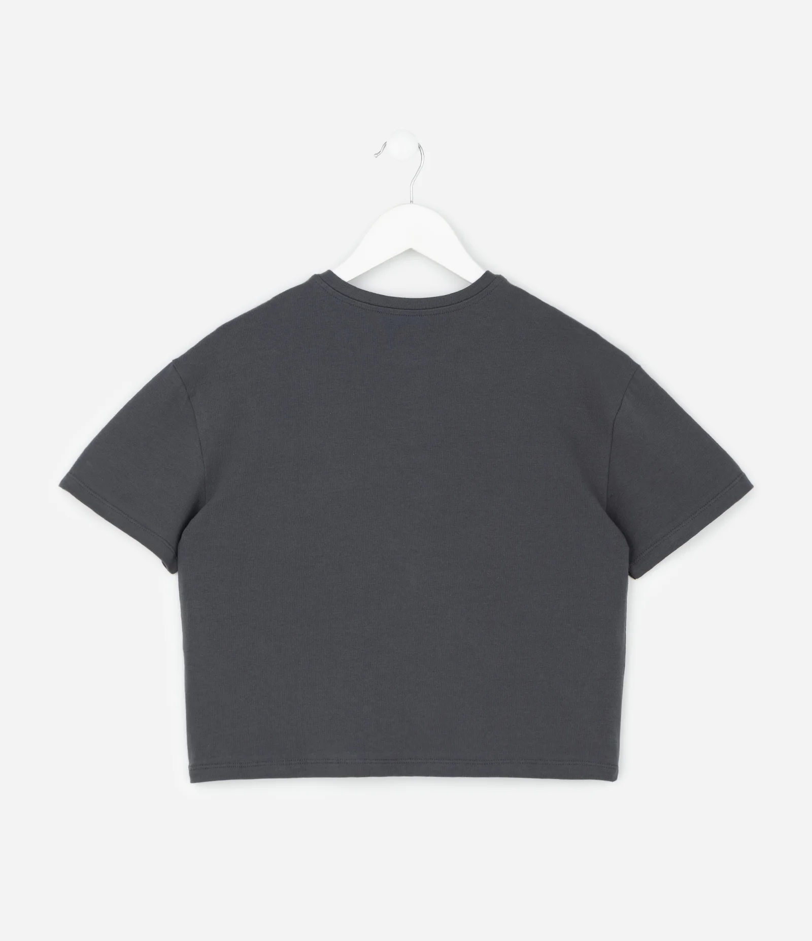 Camiseta Infantil em Algodão com Estampa de Selos – Tam 5 a 14 Anos Cinza Chumbo 2