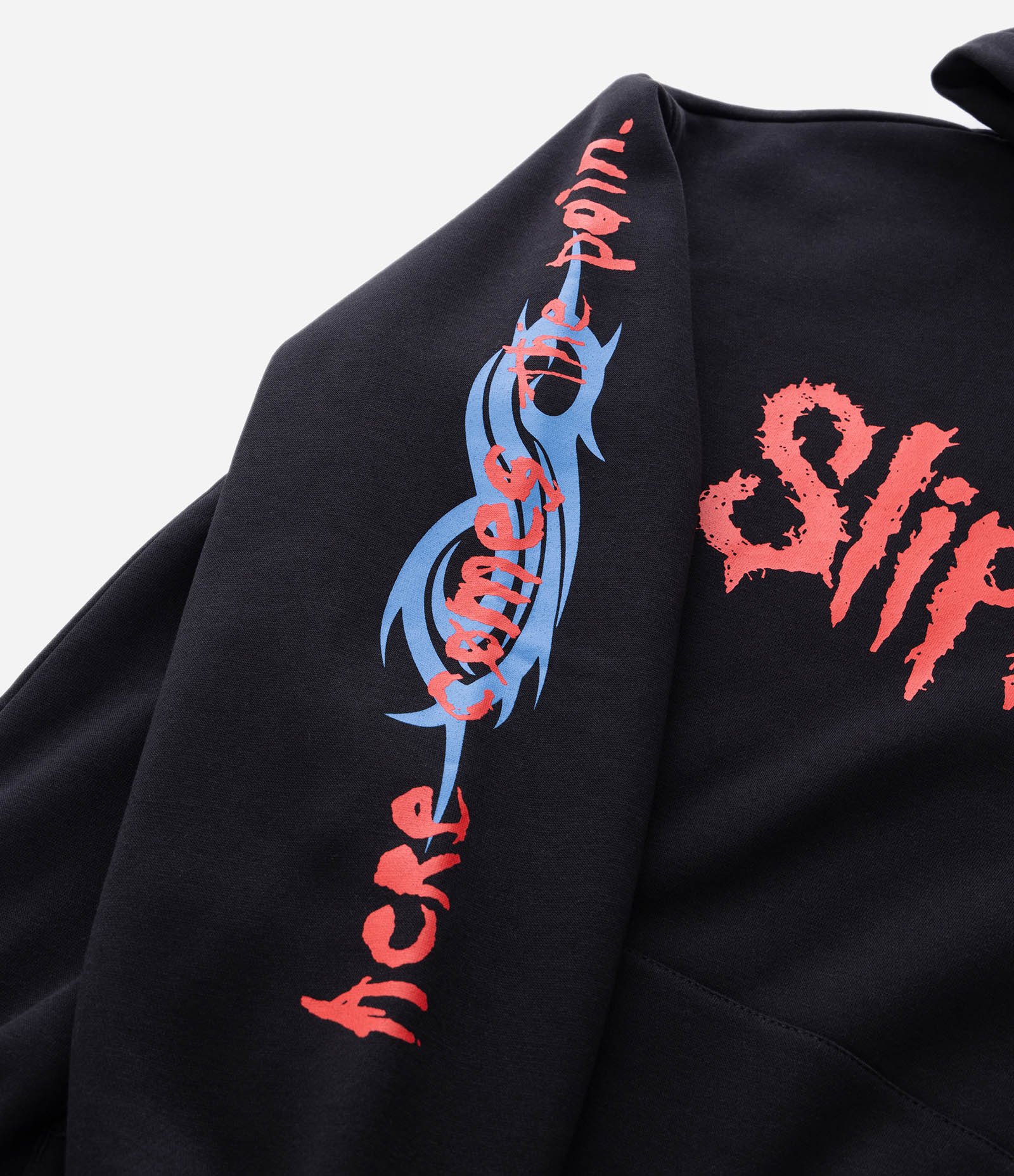 Blusão em Moletom com Felpa Slipknot Preto 8