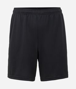 Bermuda Lisa em Microfibra com Textura de Furinhos