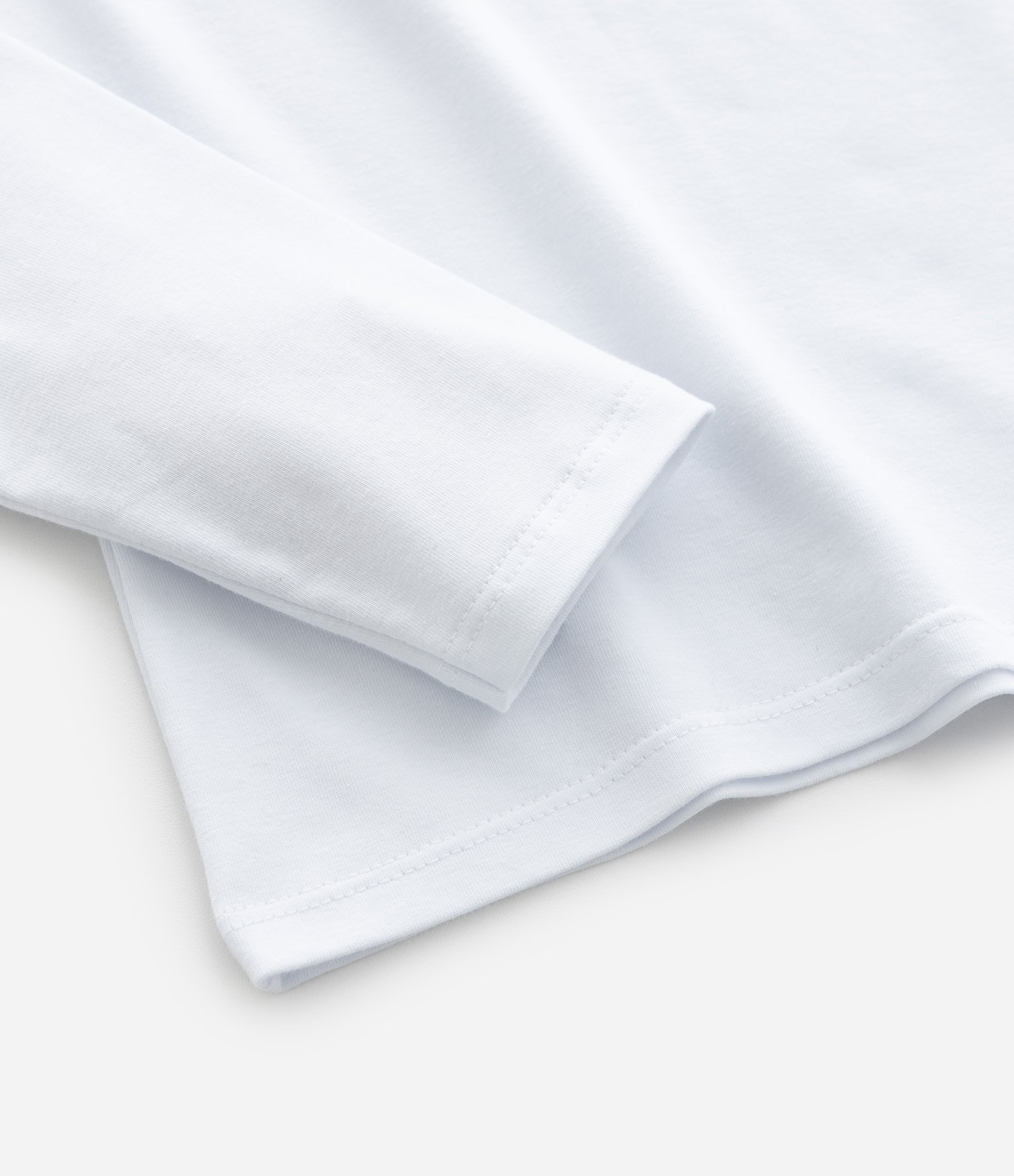 Camiseta Infantil com Manga Longa – Tam 5 a 14 Anos Branco 5