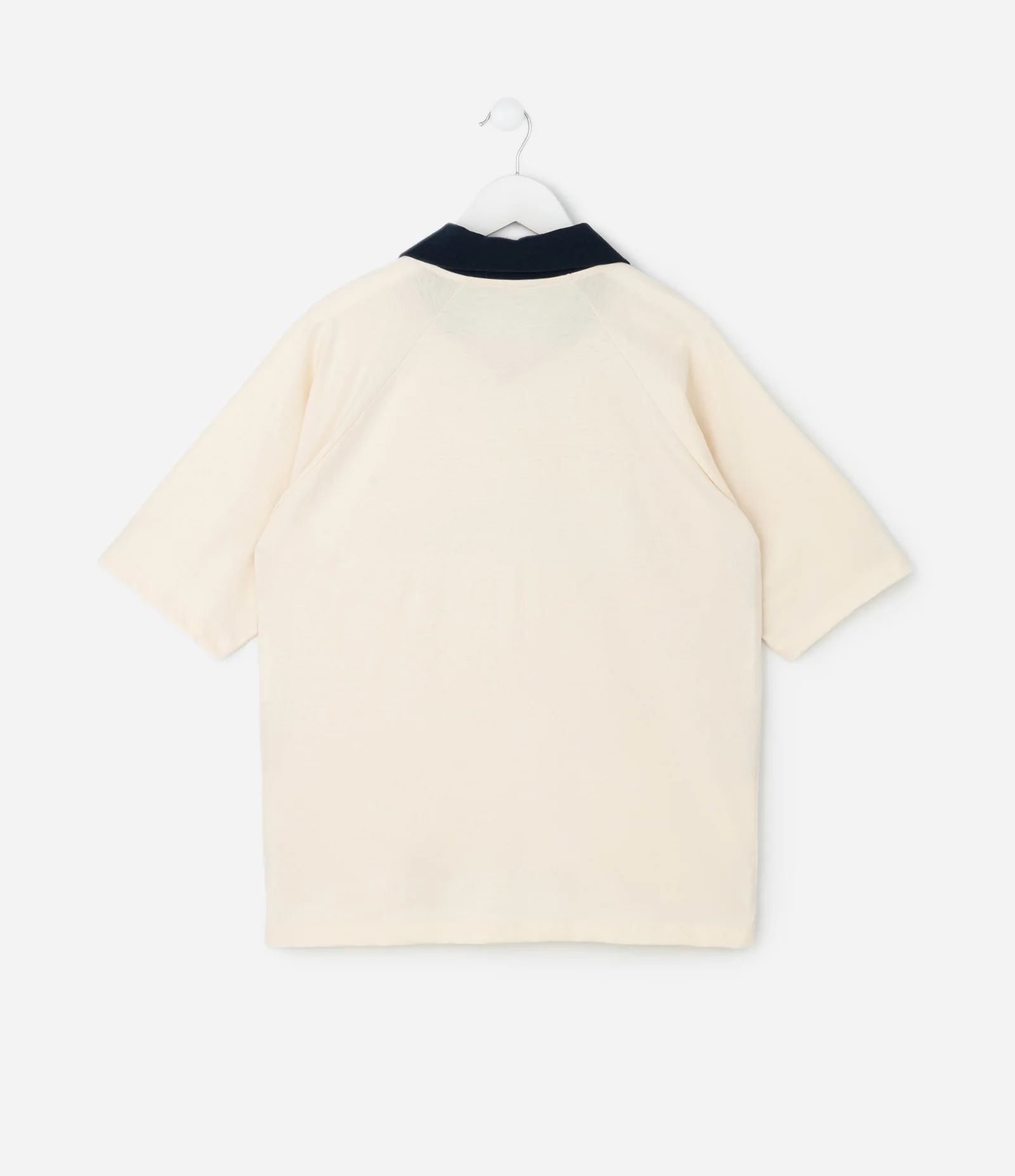 Camiseta Infantil Polo com Lettering California – Tam 7 a 16 Anos Off White 3