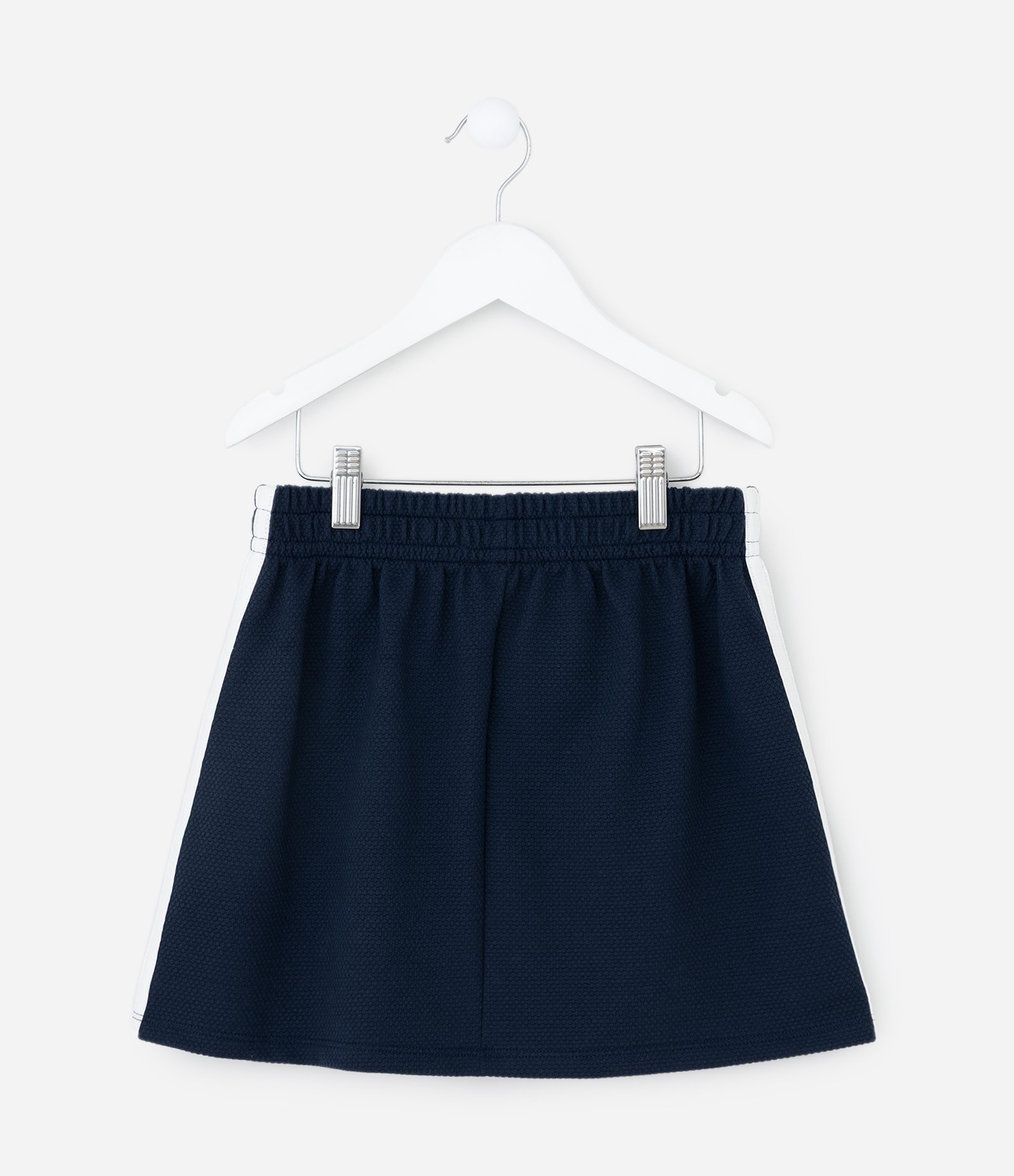 Saia Infantil com Lista Lateral – Tam 5 a 14 Anos Azul Marinho 3