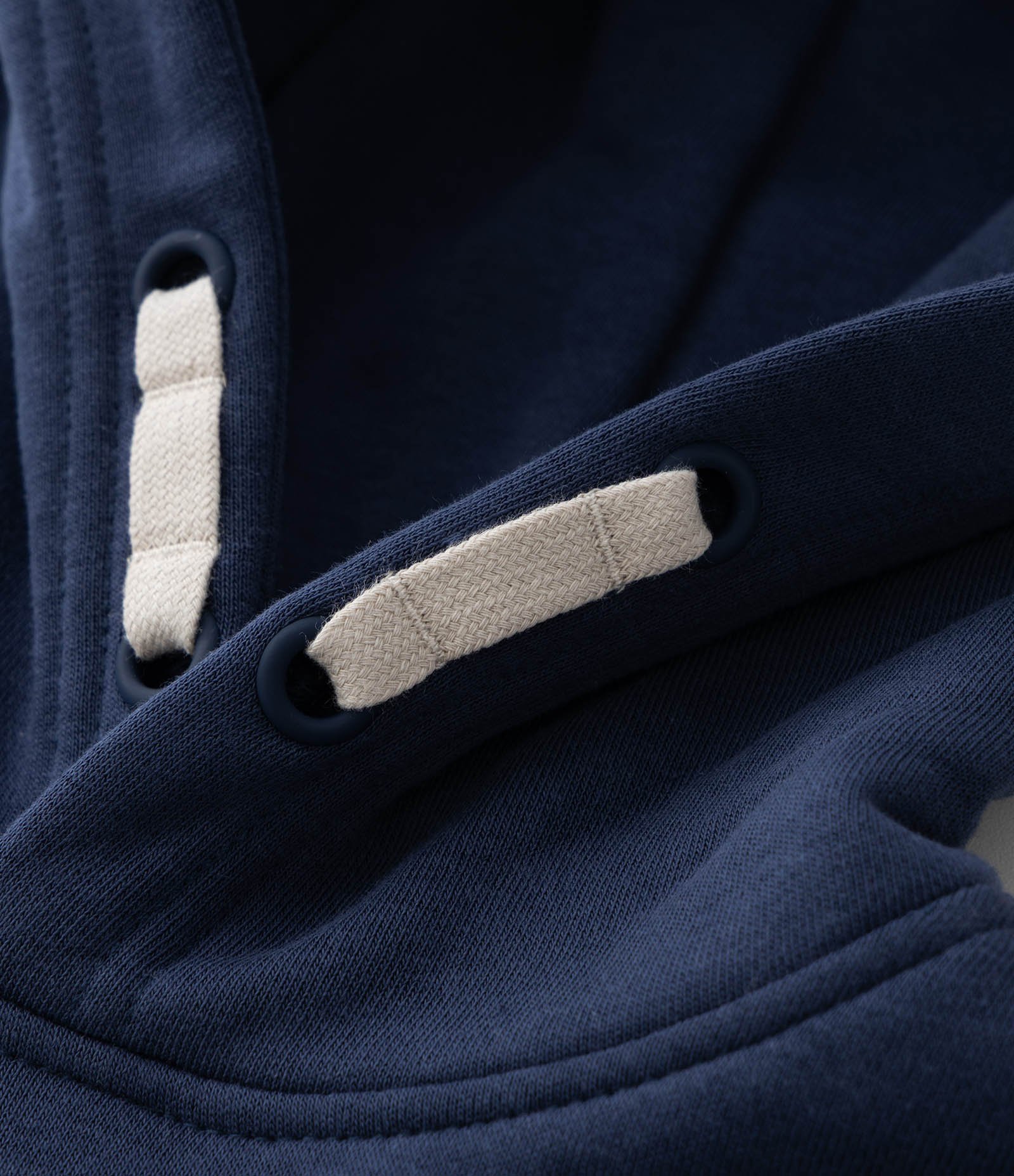 Casaco Relaxed Infantil com Capuz e Lettering Bordado – Tam 5 a 14 Anos Azul Marinho 5