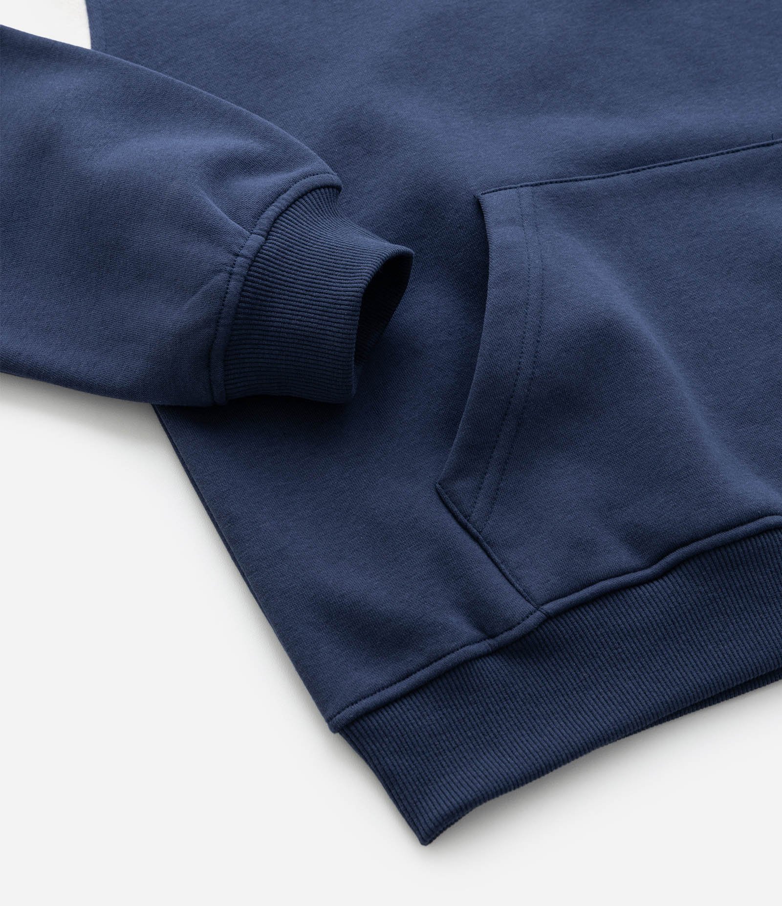 Casaco Relaxed Infantil com Capuz e Lettering Bordado – Tam 5 a 14 Anos Azul Marinho 6