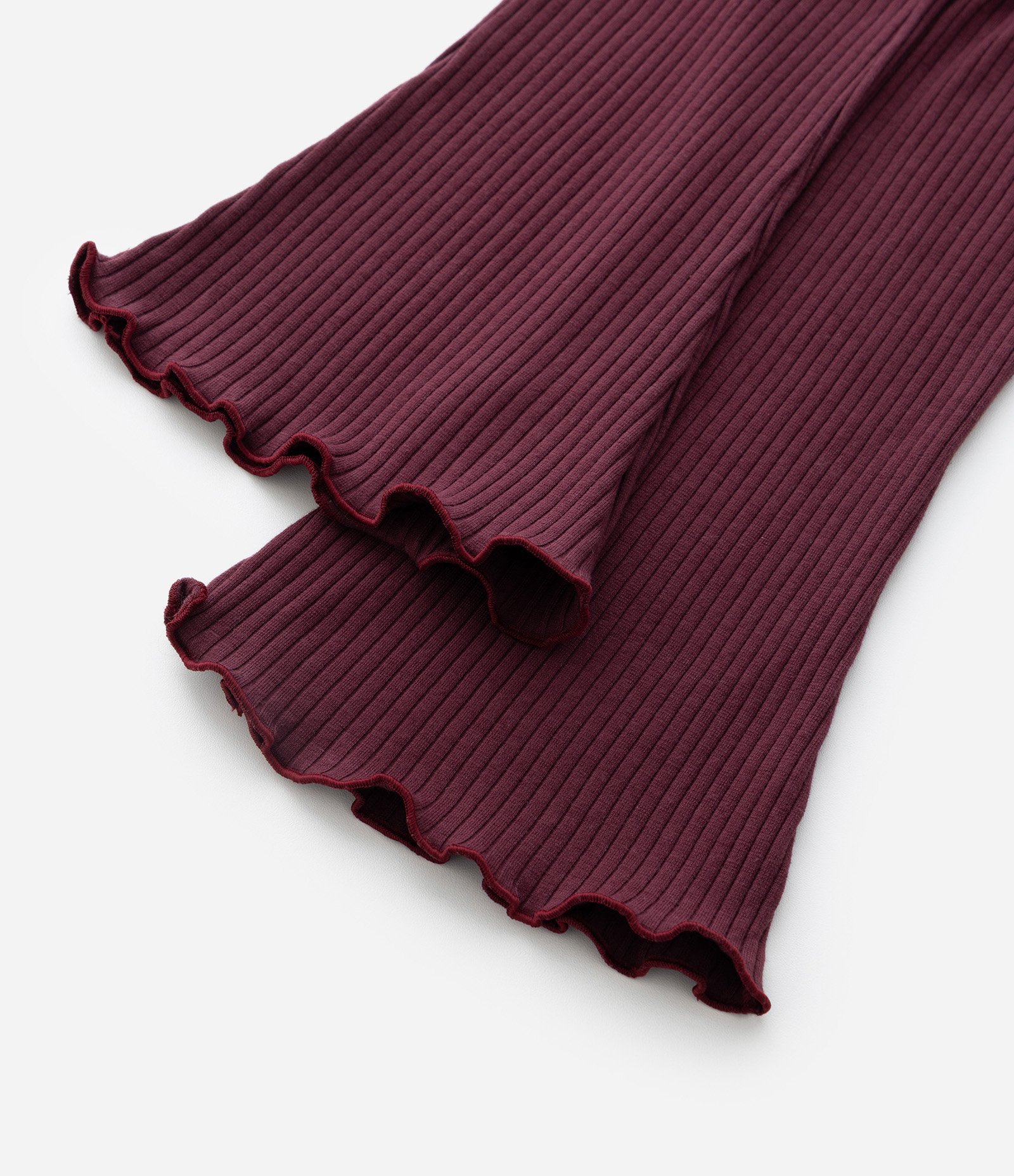 Conjunto Infantil com Babados no Ombro e Estampa de Coelho – Tam 1 a 5/6 Anos Off-White/Vinho 8