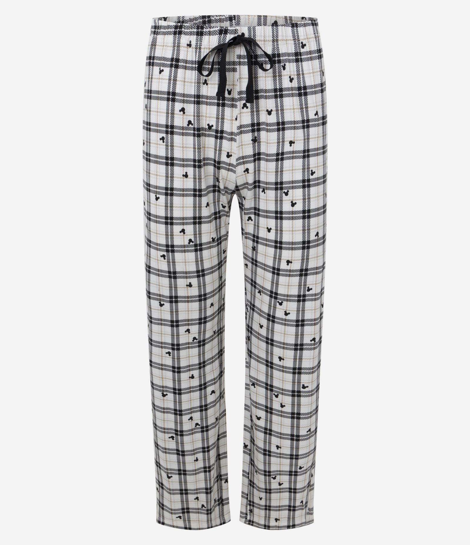 Pijama Americano com Blusa e Calça em Viscolycra Mickey Branco 6