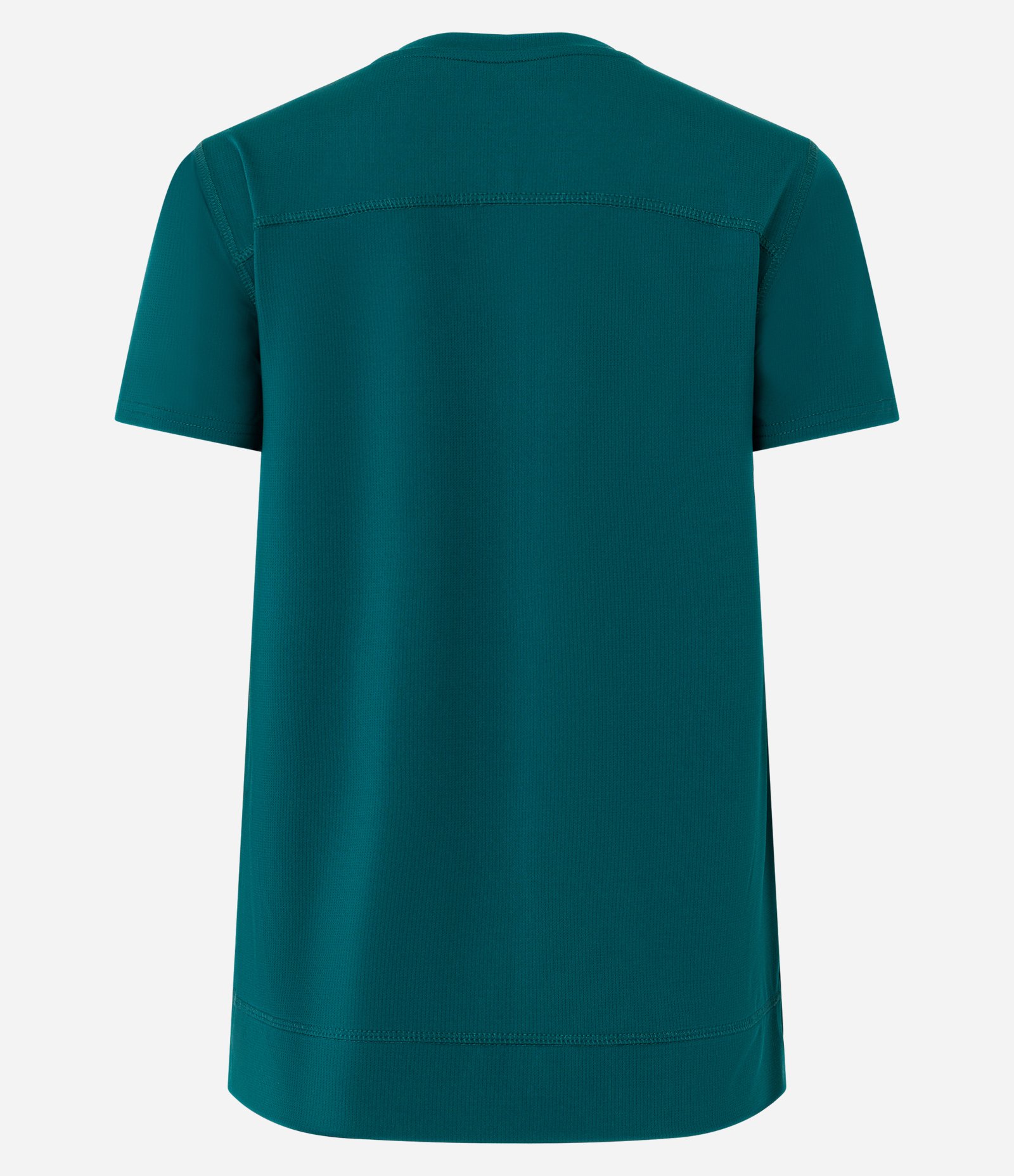Camiseta Esportiva em Microfibra Furadinha com Barra Mullet Verde 6