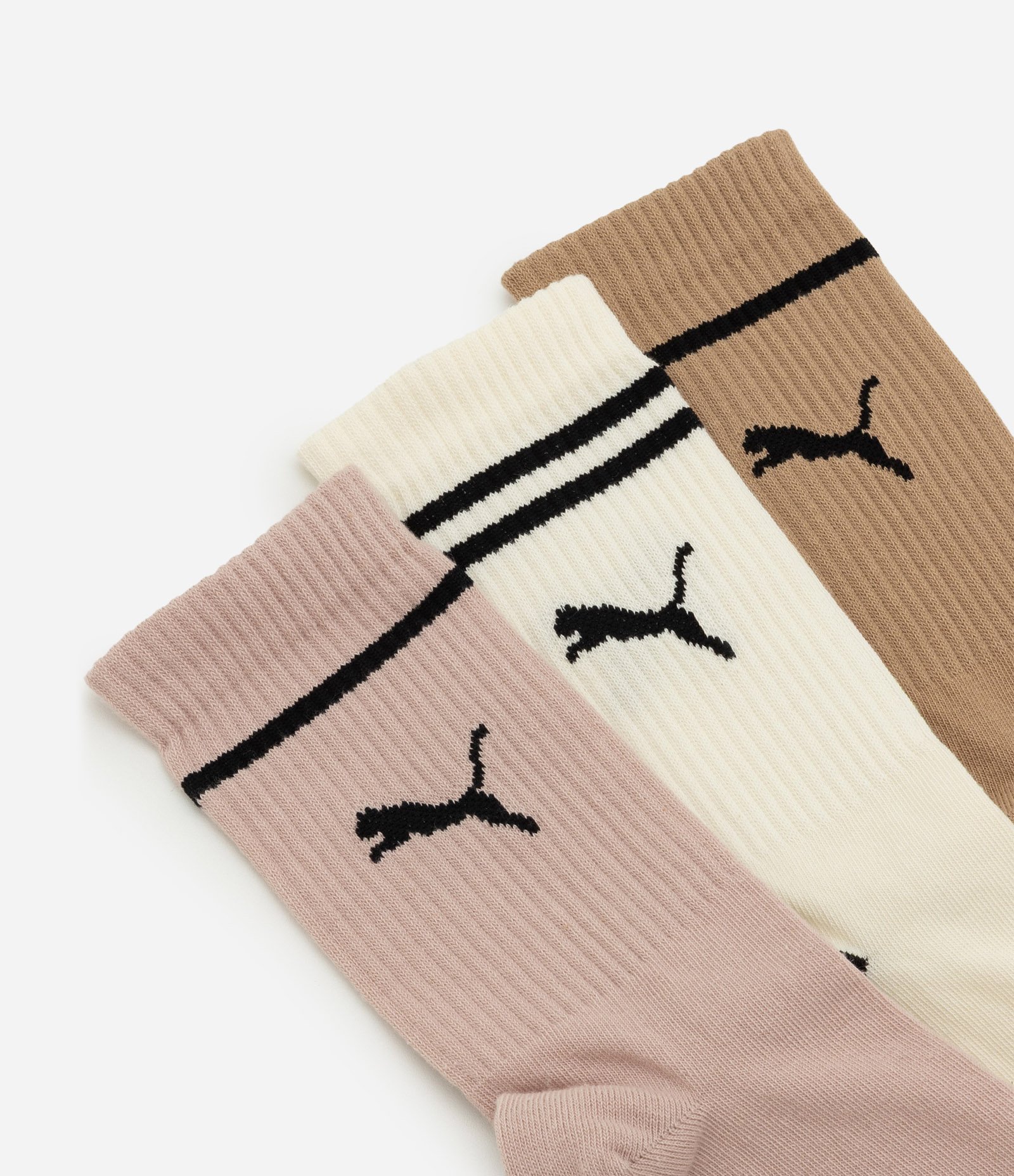 Kit 03 Meias Cano Alto em Algodão com Estampa Puma Multicores 4