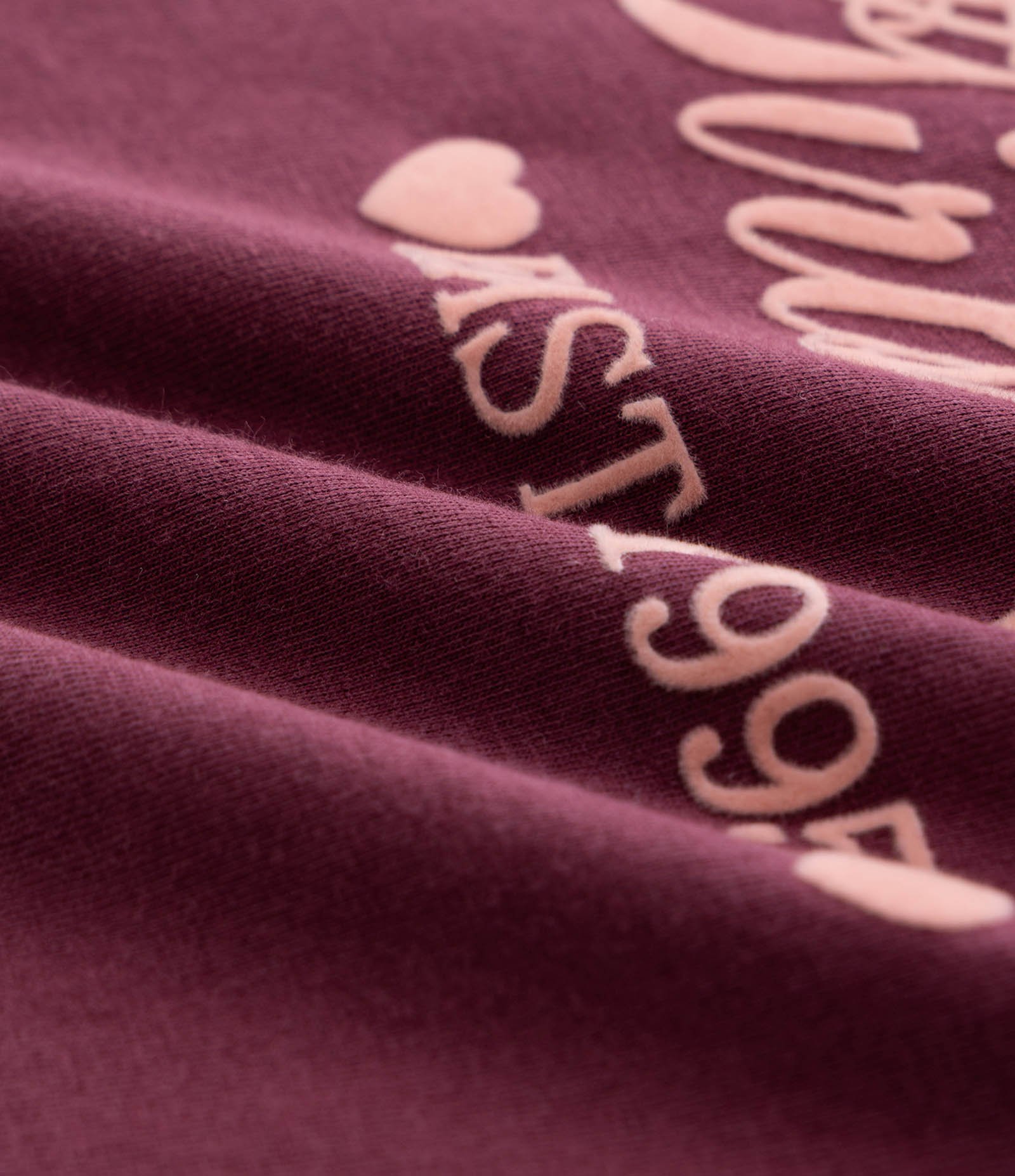 Camiseta Infantil com Lettering London Girls Club – Tam 7 a 16 Anos Bordô 4