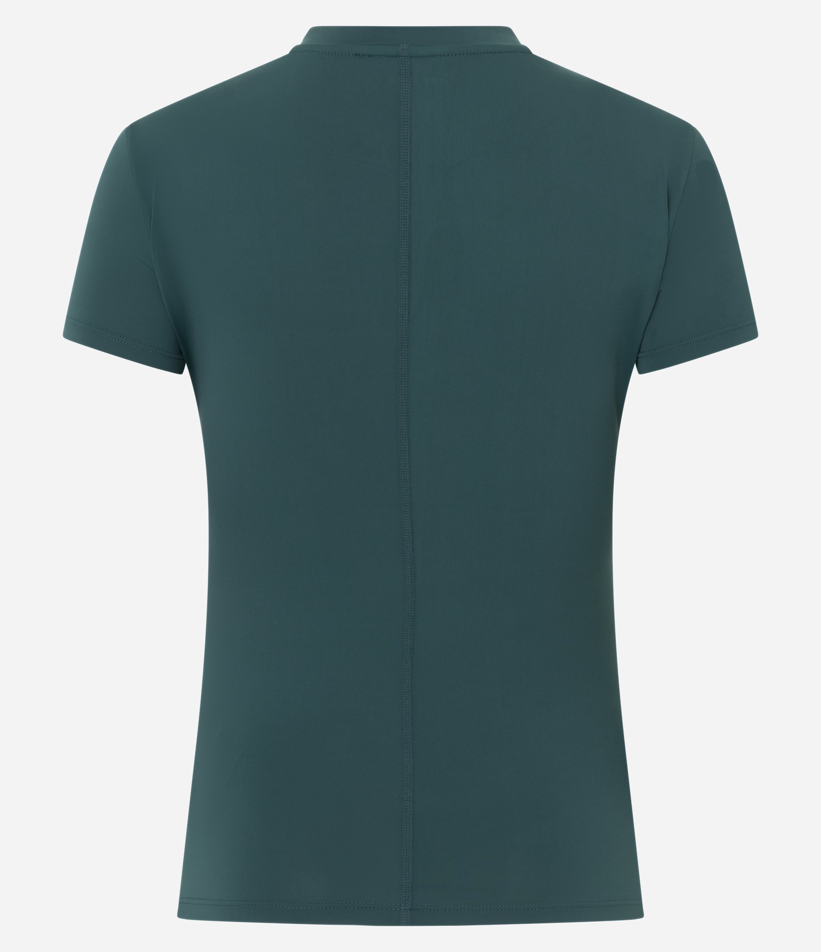 Camiseta Esportiva em Microfibra com Manga Curta Verde 2