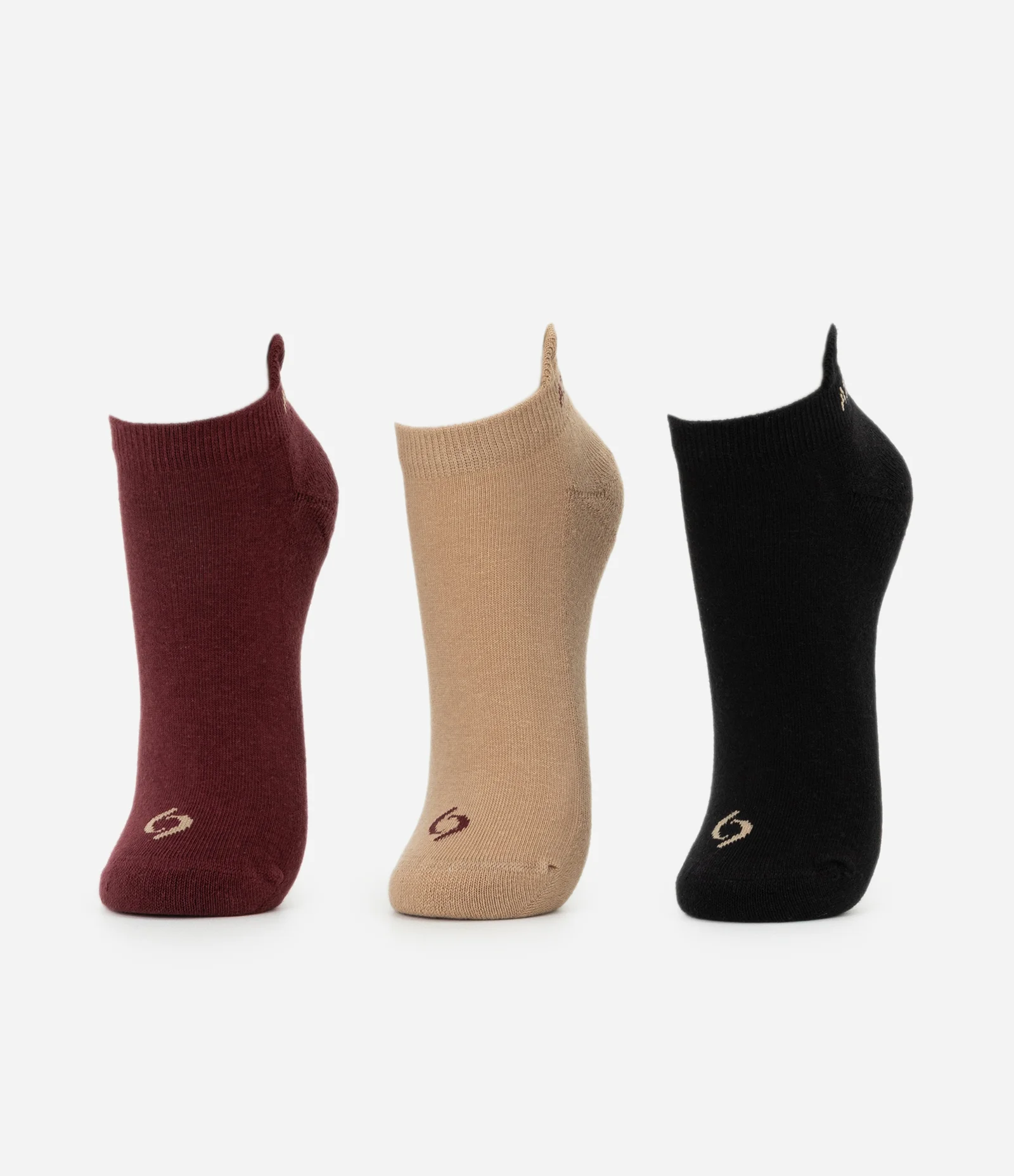 Kit 03 Meias Curtas em Algodão com Estampa Athleisure Multicores 1