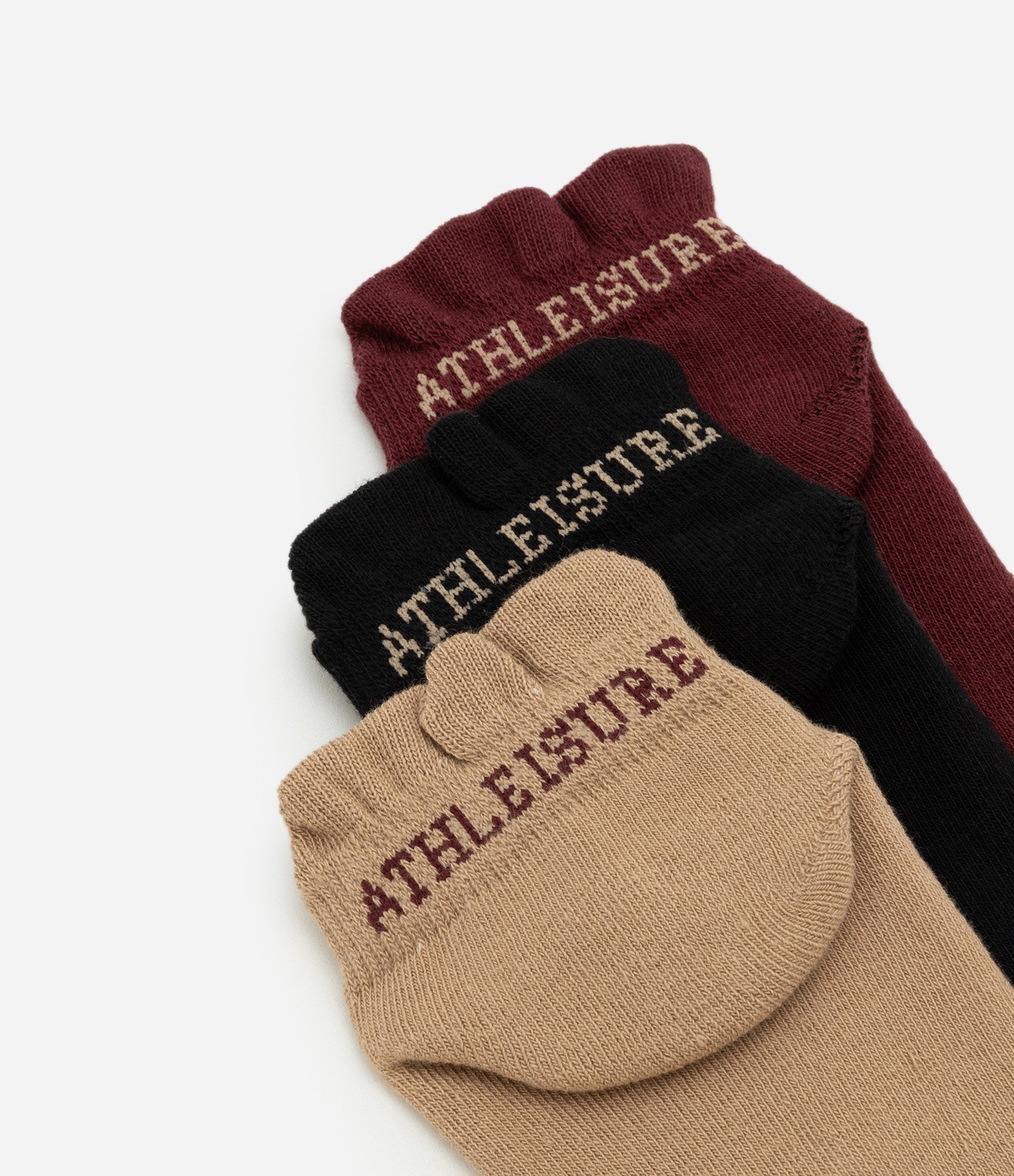 Kit 03 Meias Curtas em Algodão com Estampa Athleisure Multicores 5