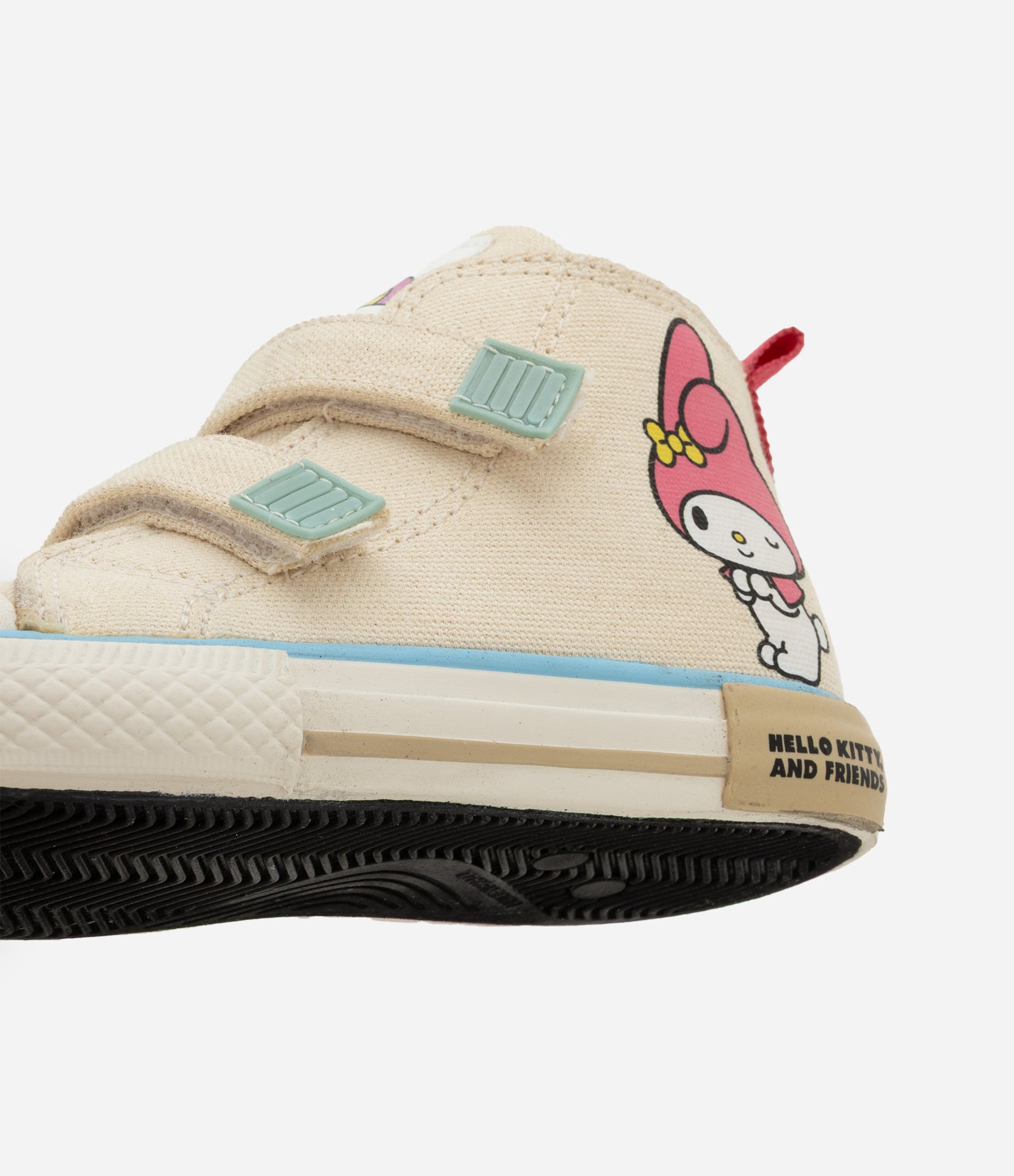 Tênis Infantil Abotinado Com Estampa Hello Kitty E My Melody - Tam 20 A 27 Off White 3