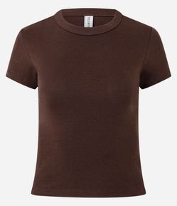 Blusa Alongada Ajustada em Ribana