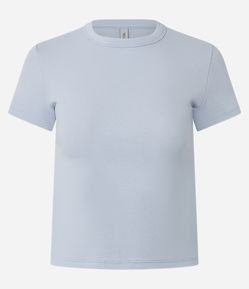 Blusa Alongada Ajustada em Ribana