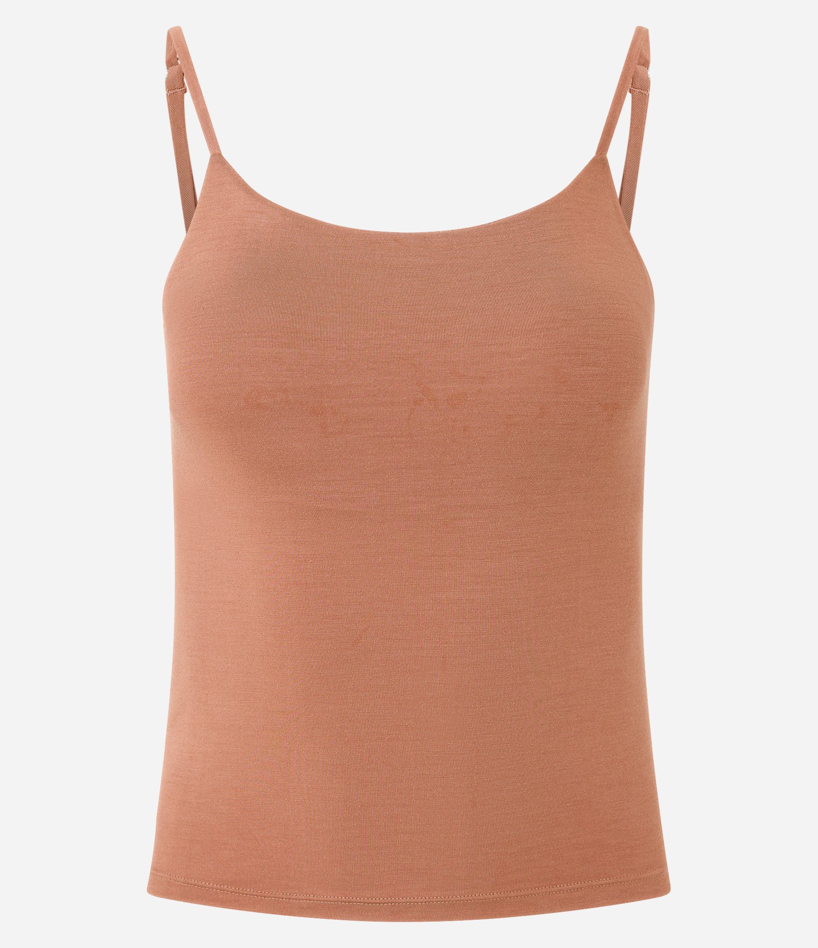 Camisete em Modal Com Bojo Removível modal Marrom 3