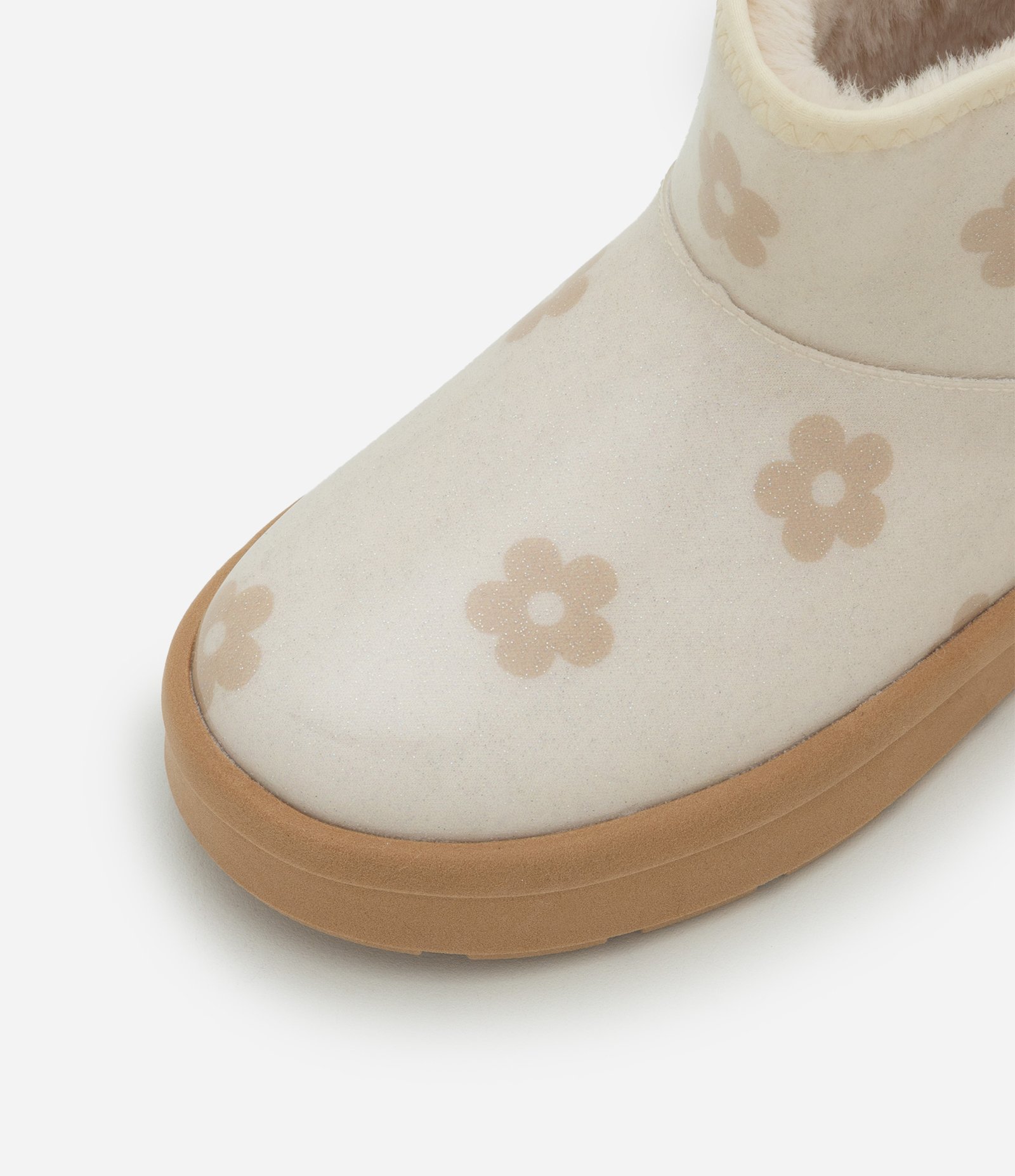 Bota Infantil Comfy com Estampa Floral – Tam 29 a 36 Off White 4