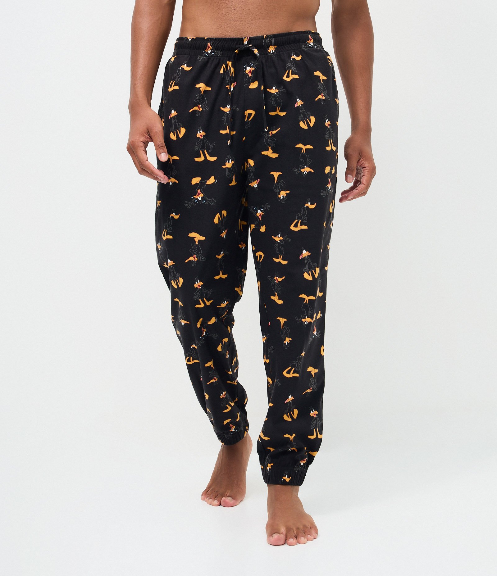 Calça de Pijama em Plush do Patolino Preto 3