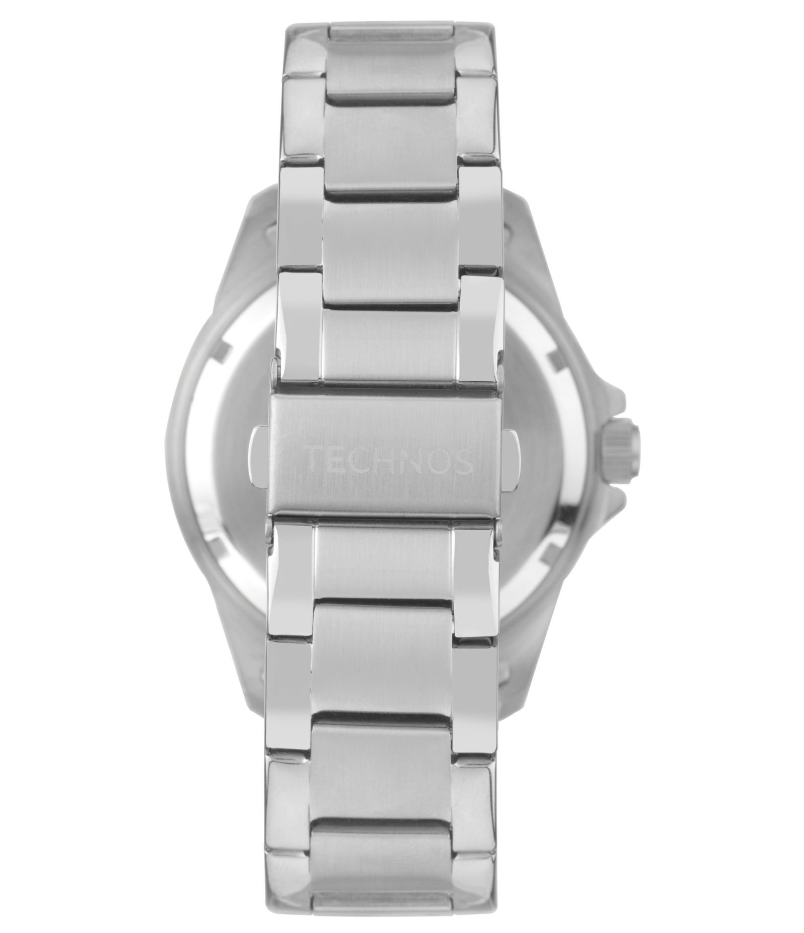 Relógio Analógico Aço Technos Prata 3