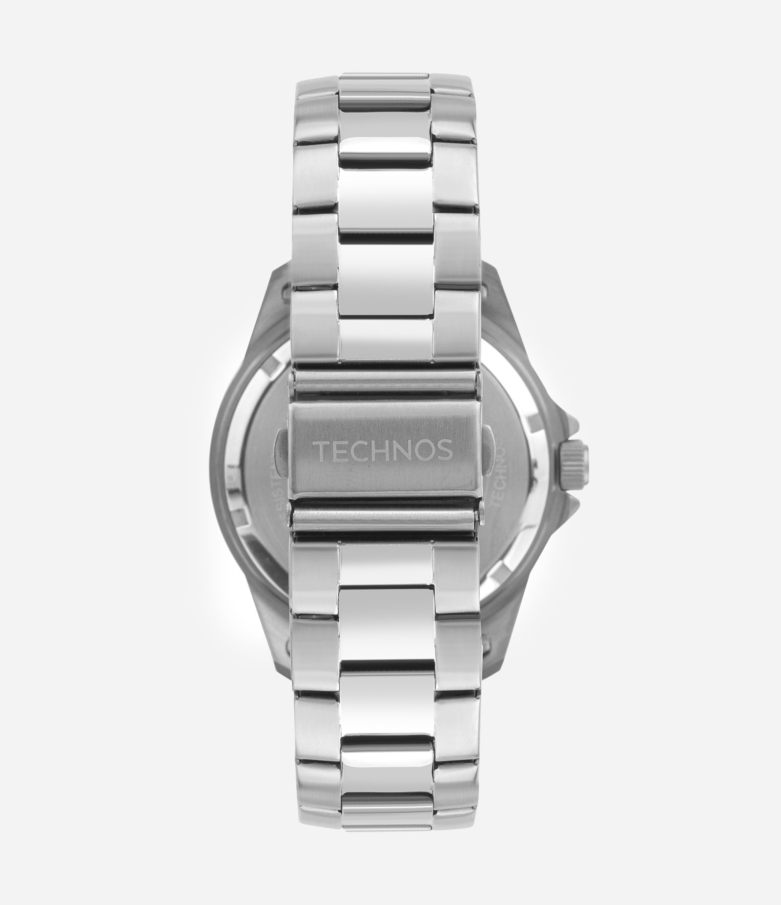 Relógio Analógico Aço Technos Prata 3