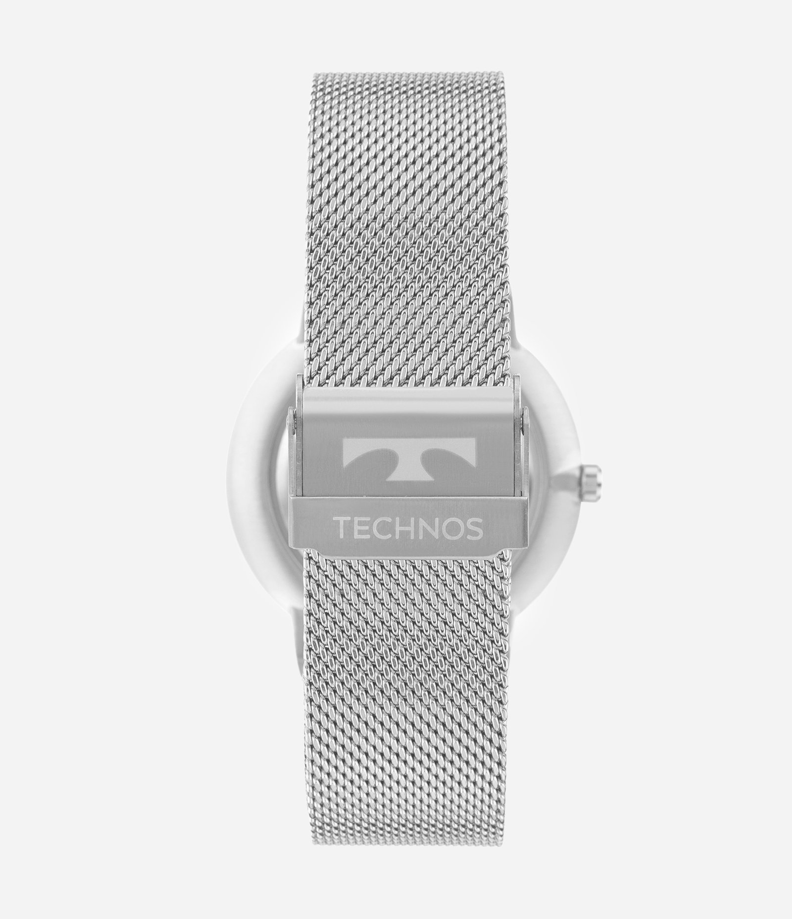 Relógio Analógico Aço Technos Prata 3