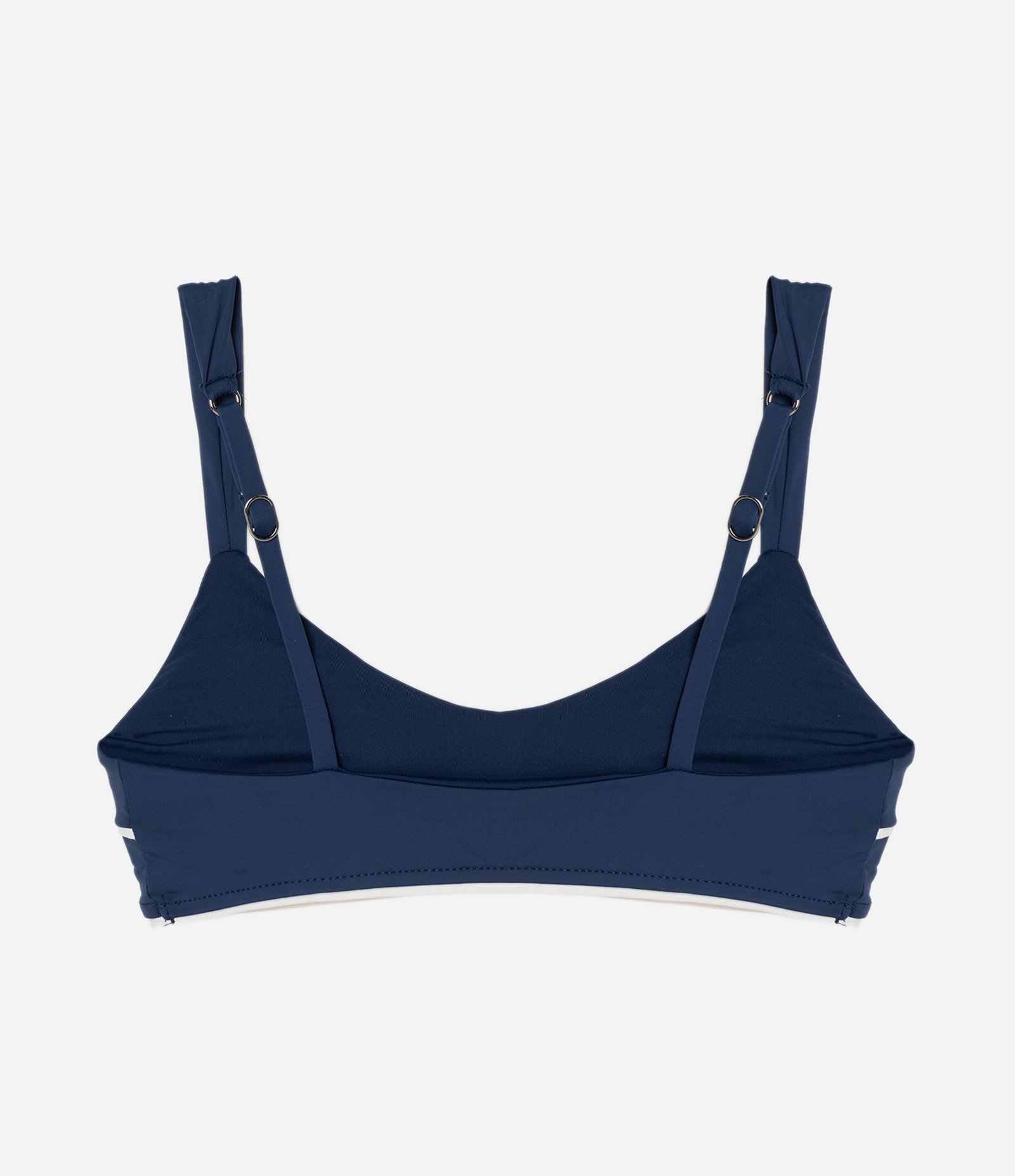 Biquini Top Camisetinha com Bojo e Alça Regulável Azul 5