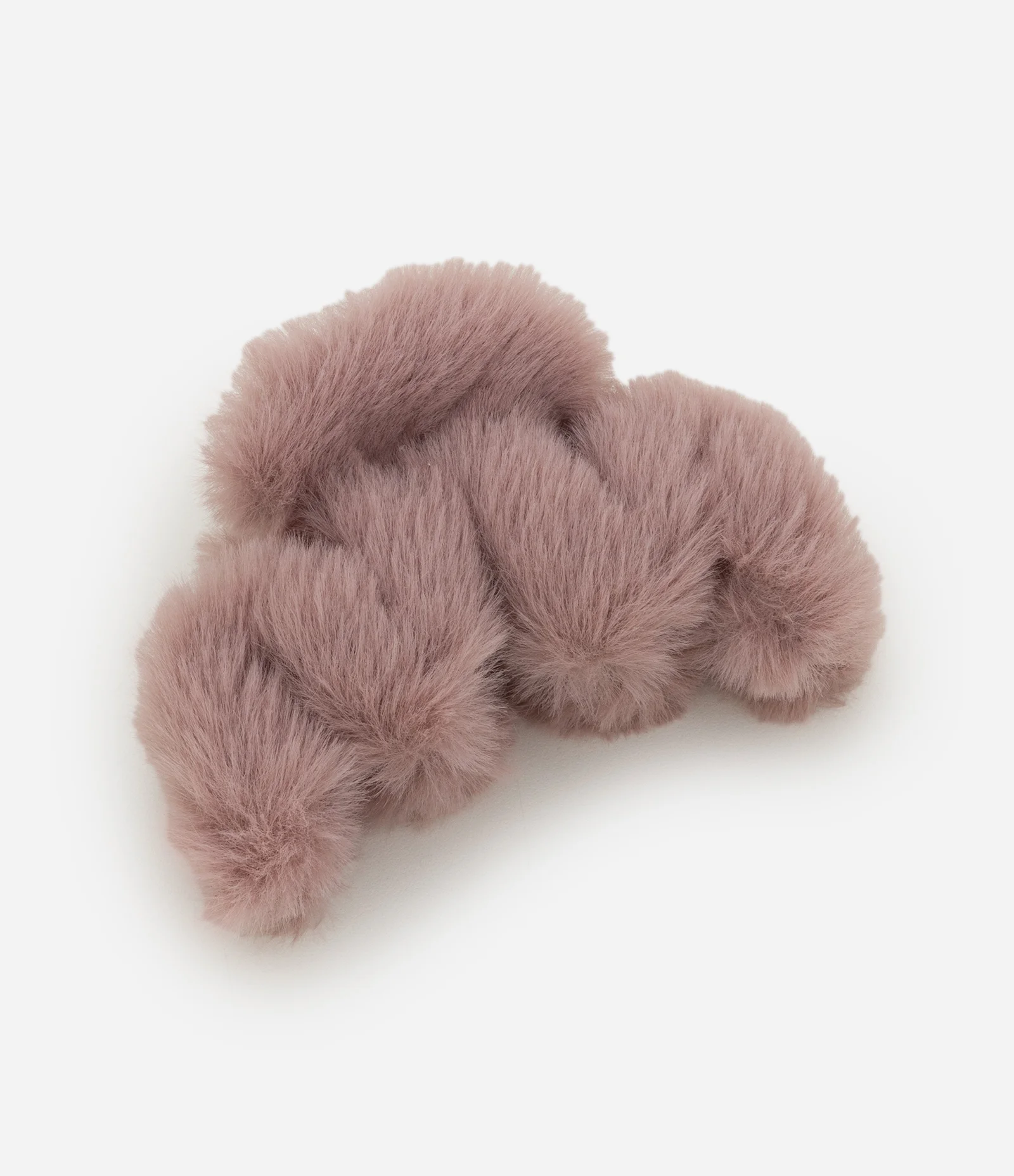 Piranha de Cabelo com Textura Peluciada Rosa 1