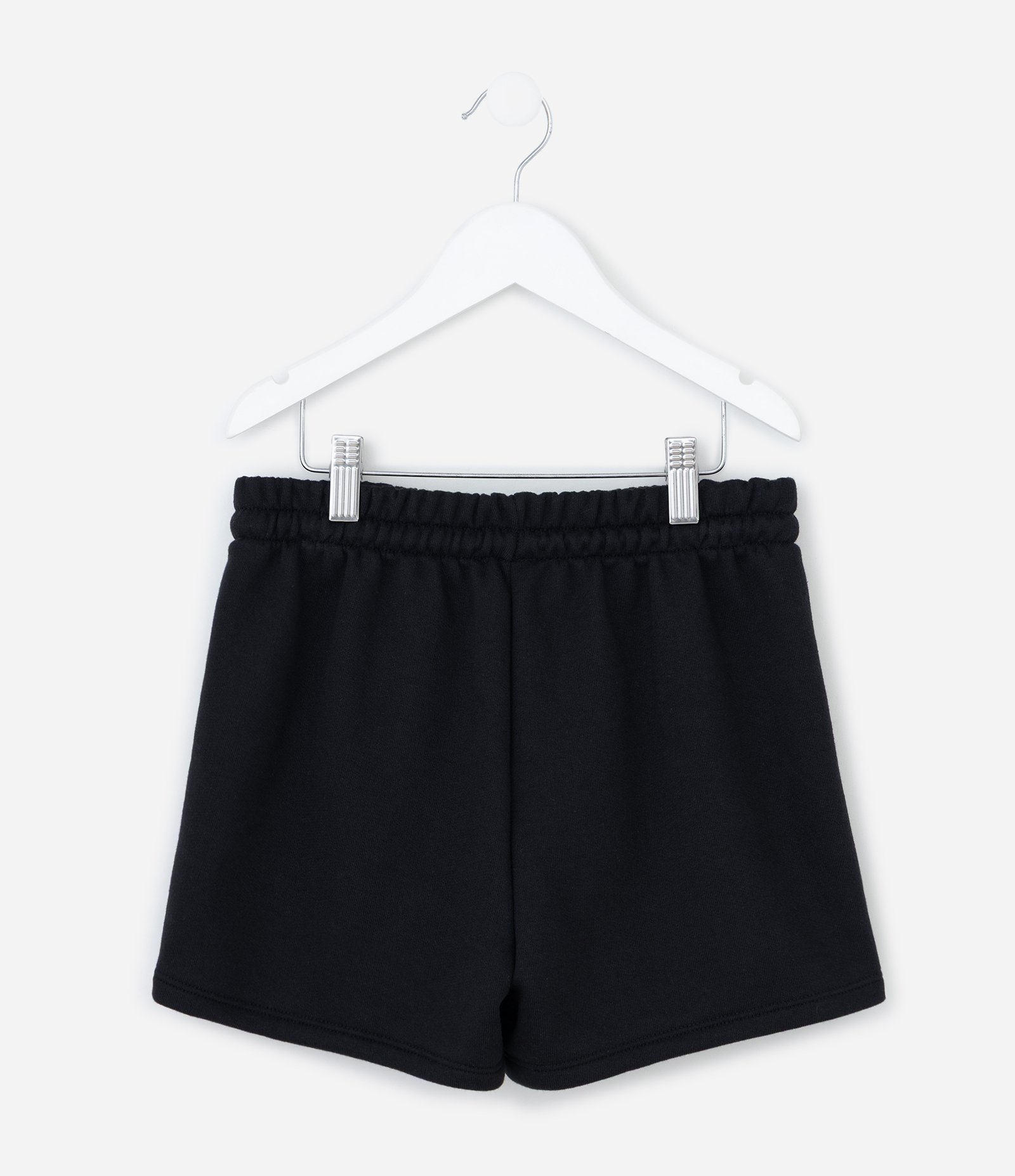 Short Infantil em Moletom Estampa Favorite Team - Tam 5 a 14 Anos Preto 2