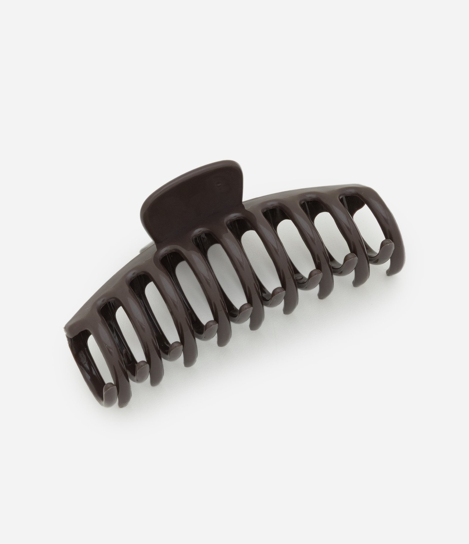 Piranha de Cabelo Inquebrável com Dentes Largos Marrom 1